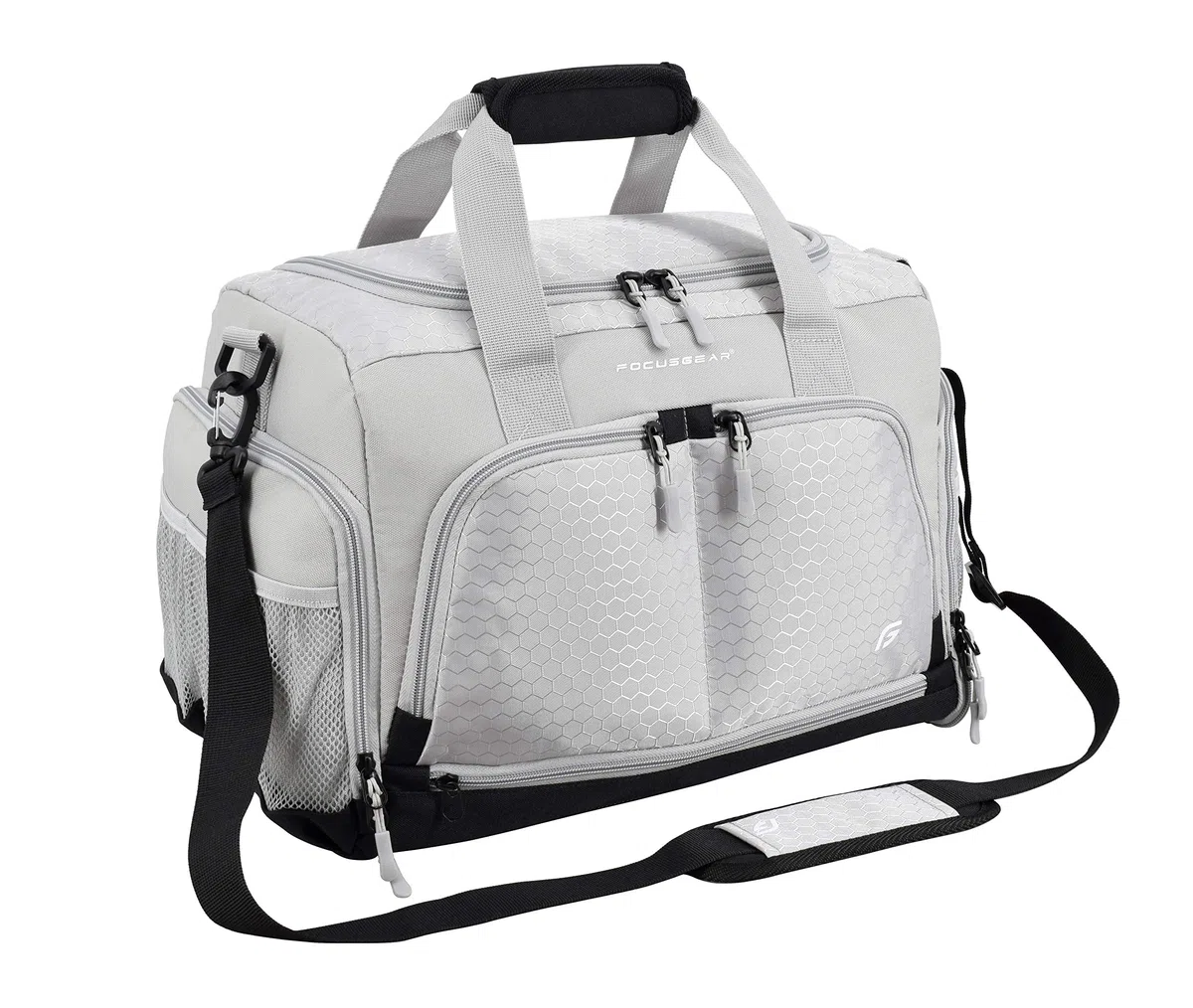 Borsa da palestra Ultimate 2.0: resistente borsa da viaggio progettata da Crowdsource con 10 pratici scomparti, inclusa una custodia resistente all'acqua