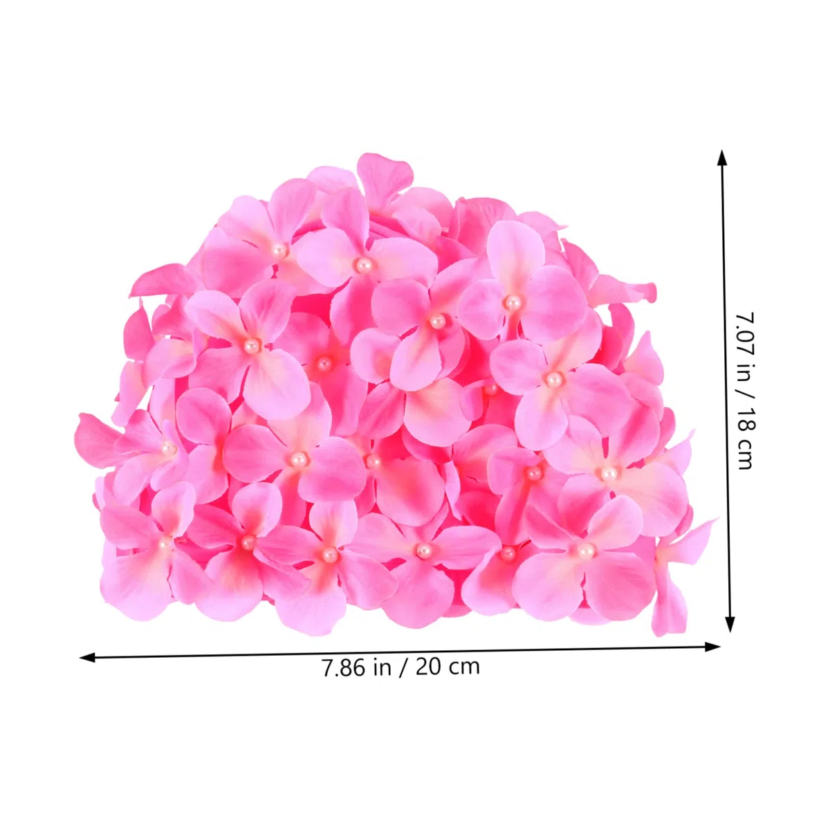 SUPVOX 10 Pezzi Di Cuffie Da Nuoto in Tessuto Di Nylon Con Fiori Elastiche Per Per Ragazze E Donne