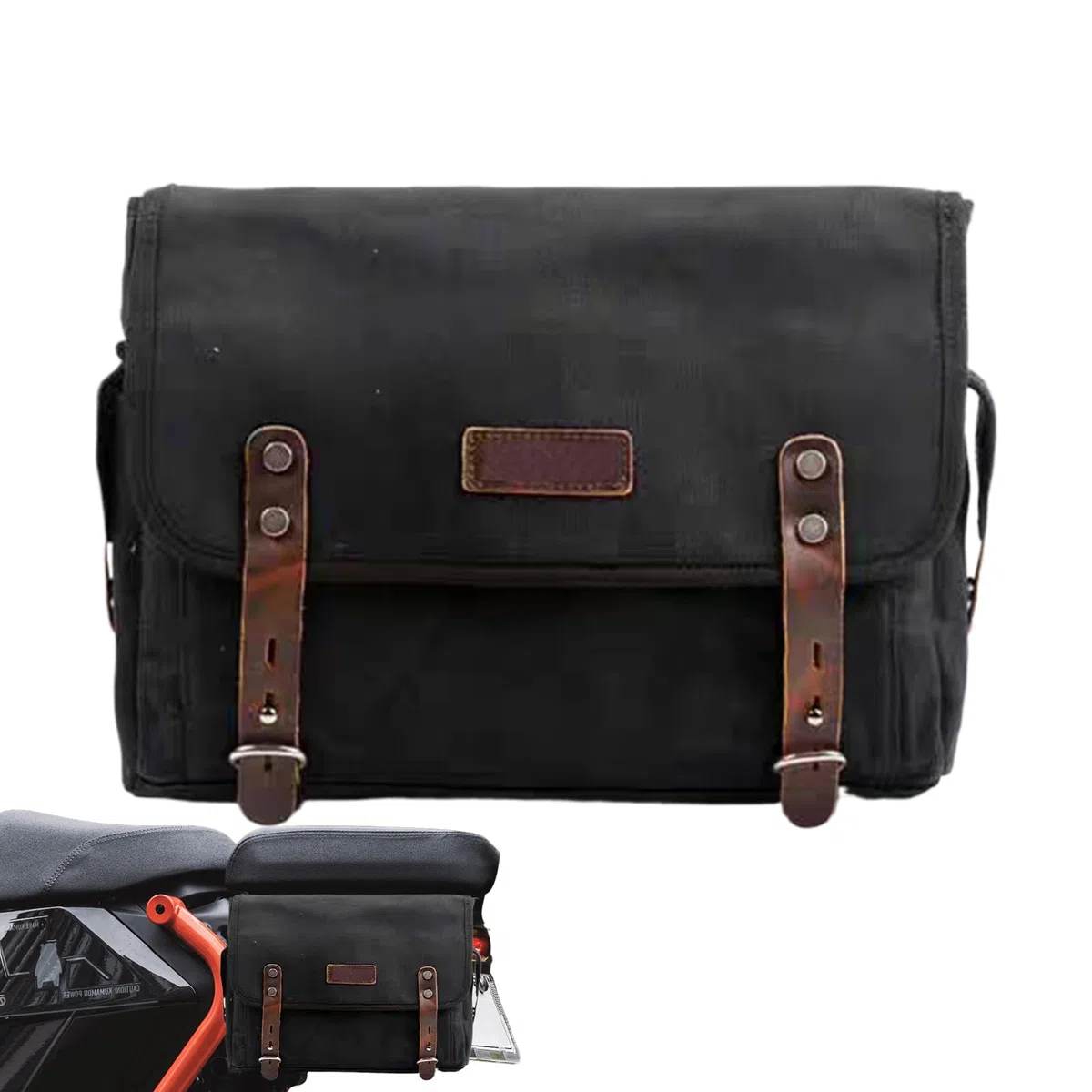 Borse da Sella per Moto da Cross Borsa Laterale Per Scooter | Borsa Multiuso in Tela per Tour, Viaggi e Città adatta a Scooter e Motocicli