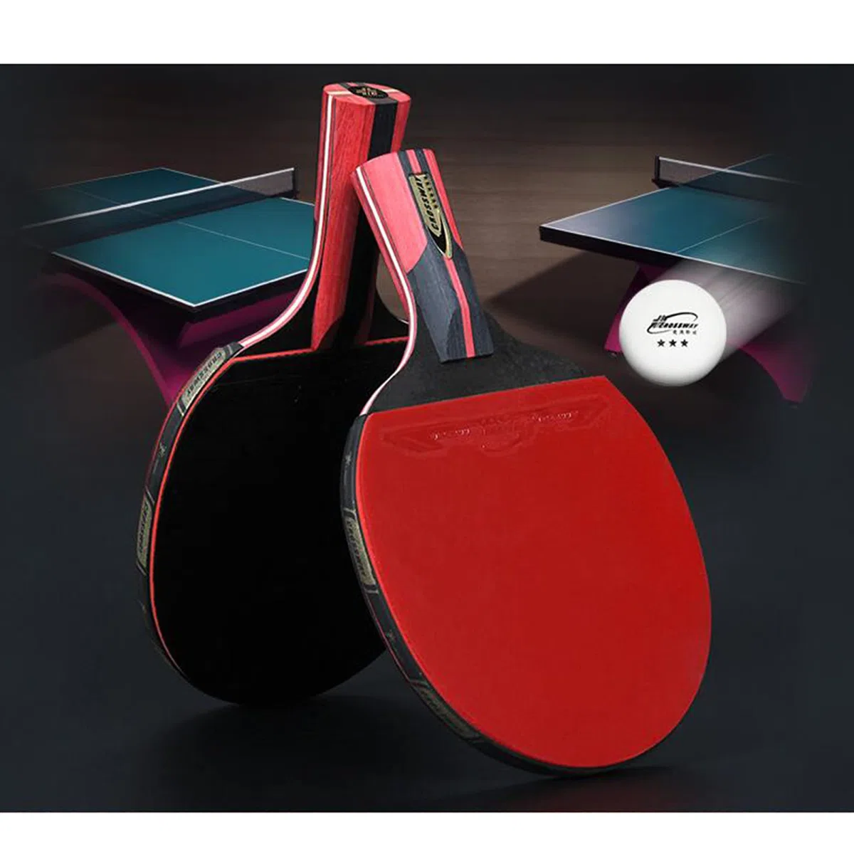 Racchetta da Ping Pong, Racchetta Professionale(Short Handle)