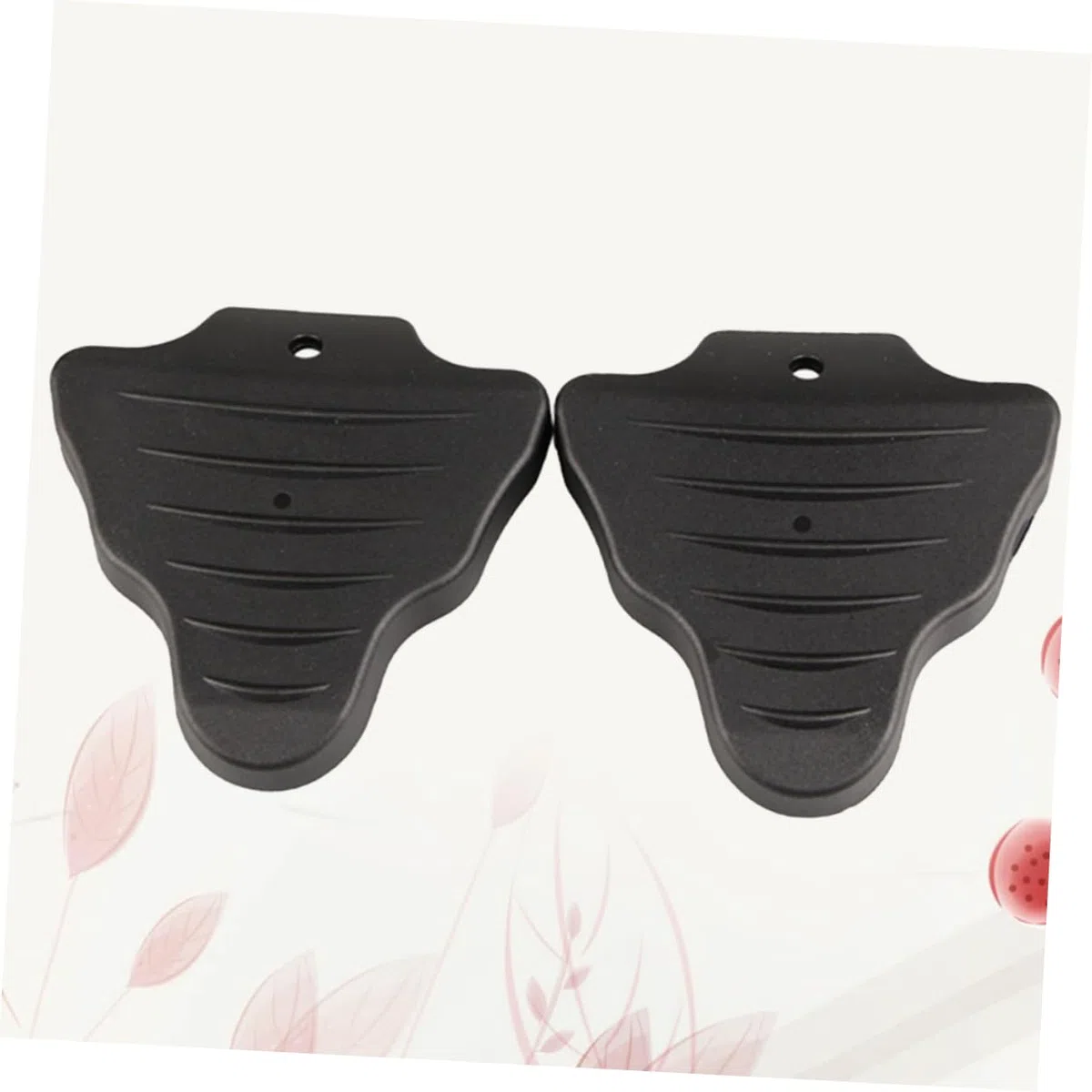 INOOMP 3 Paia Manicotto della serratura della bicicletta protezione della tacchetta della bici copertura della tacchetta del pedale della bici Accessori per pedali da ciclismo Black