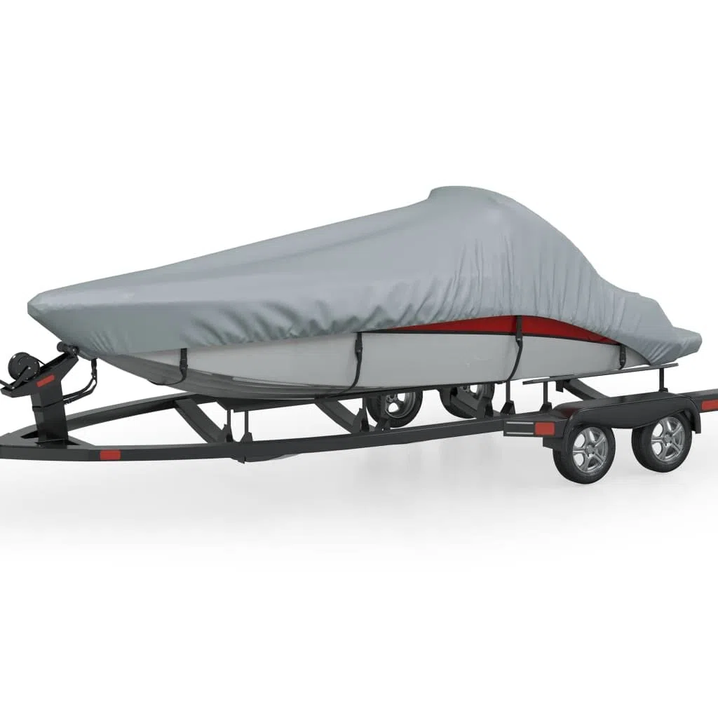 Manutenzione Veicoli, Cura e Decorazione - Parti e Accessori Del Veicolo -Copertura Della Barca Grigio Lunghezza 488-564 cm Larghezza 239 cm