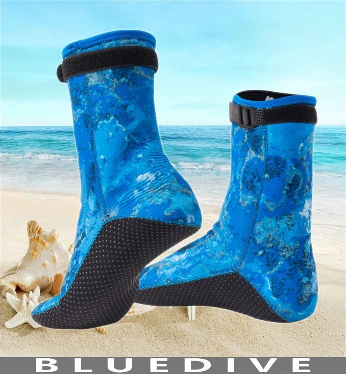 Calze Piscina Impermeabili Antiverruche Calzini da immersione antigraffio mimetici 3,0 mm