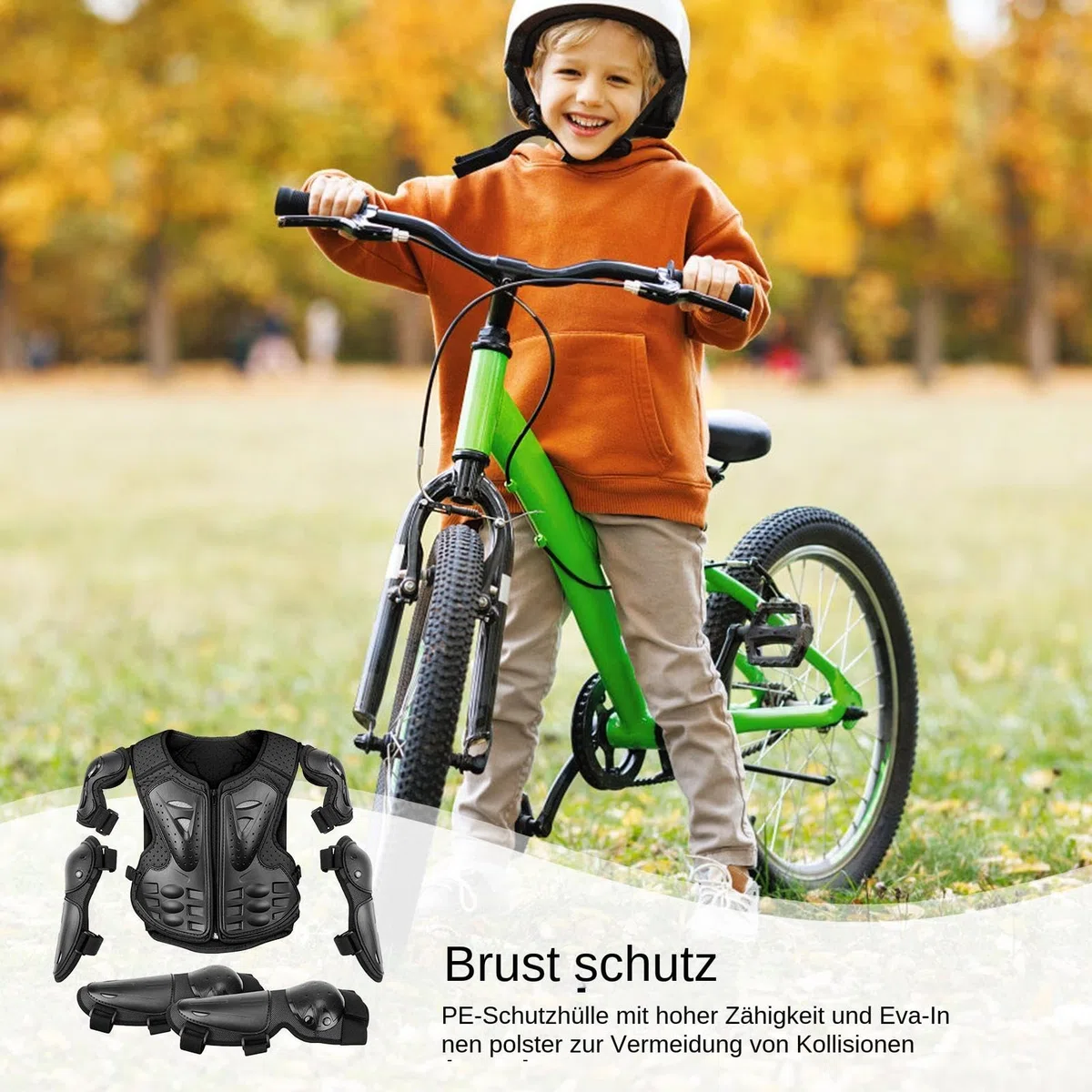 Attrezzatura da moto per bambini, protezione del petto da motociclismo, per bambini, per motocross, per bambini