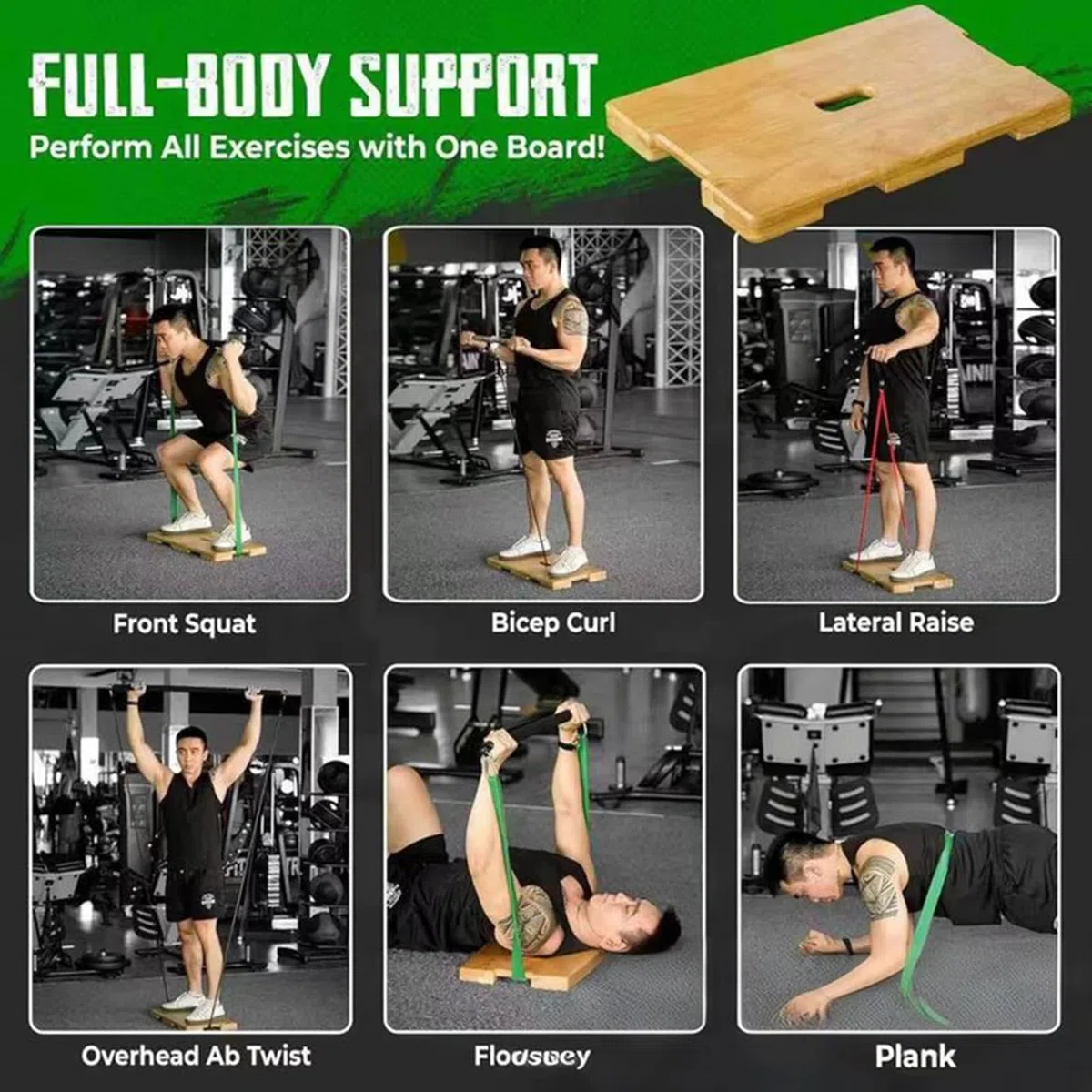 Tavola Da Allenamento In Legno Equilibrio Antiscivolo | Balance Board Pilates Stretching Fitness Flessibilità Equilibrio Recupero Per Home Gym Yoga Pilates Unisex