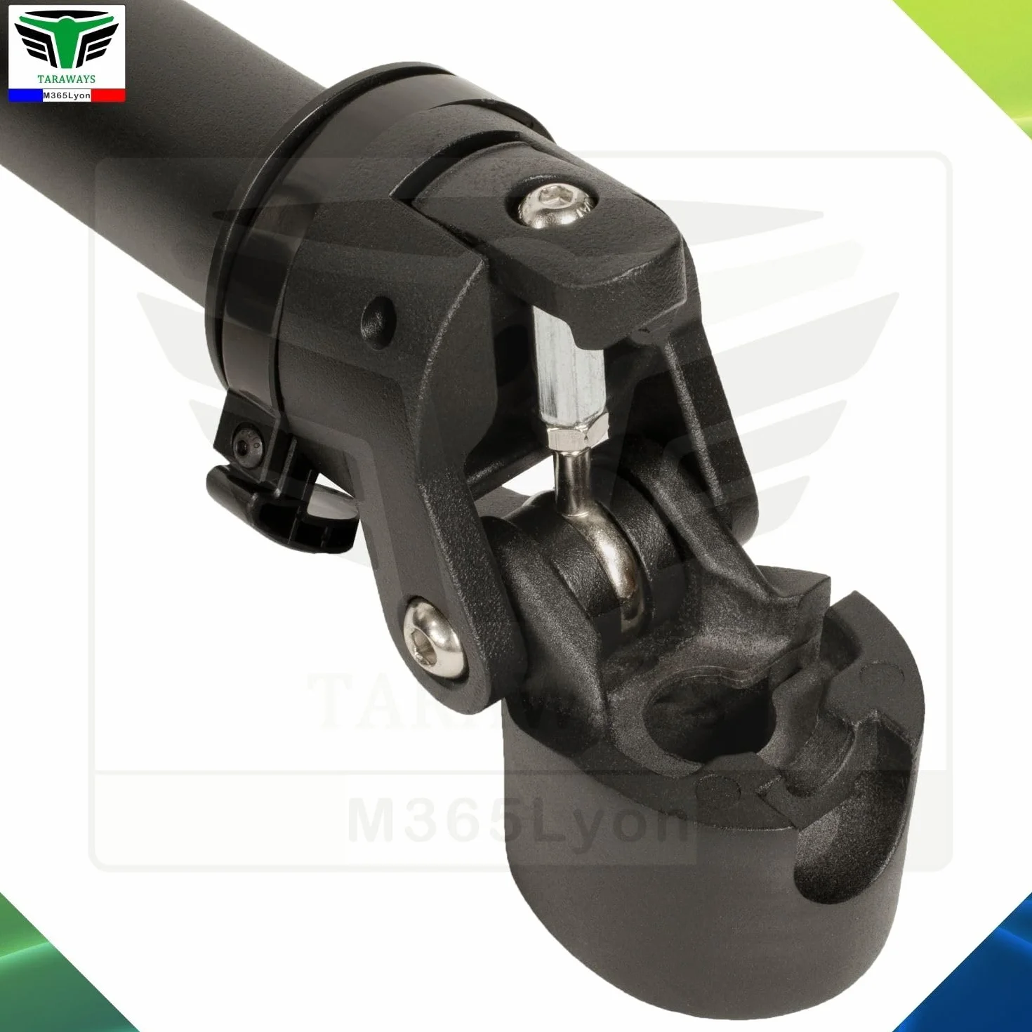 Attacco Manubrio per Scooter Xiaomi M365 Pro Pro2 1S Essential mi3, Completo con Asta Pieghevole, Robusto e Sicuro