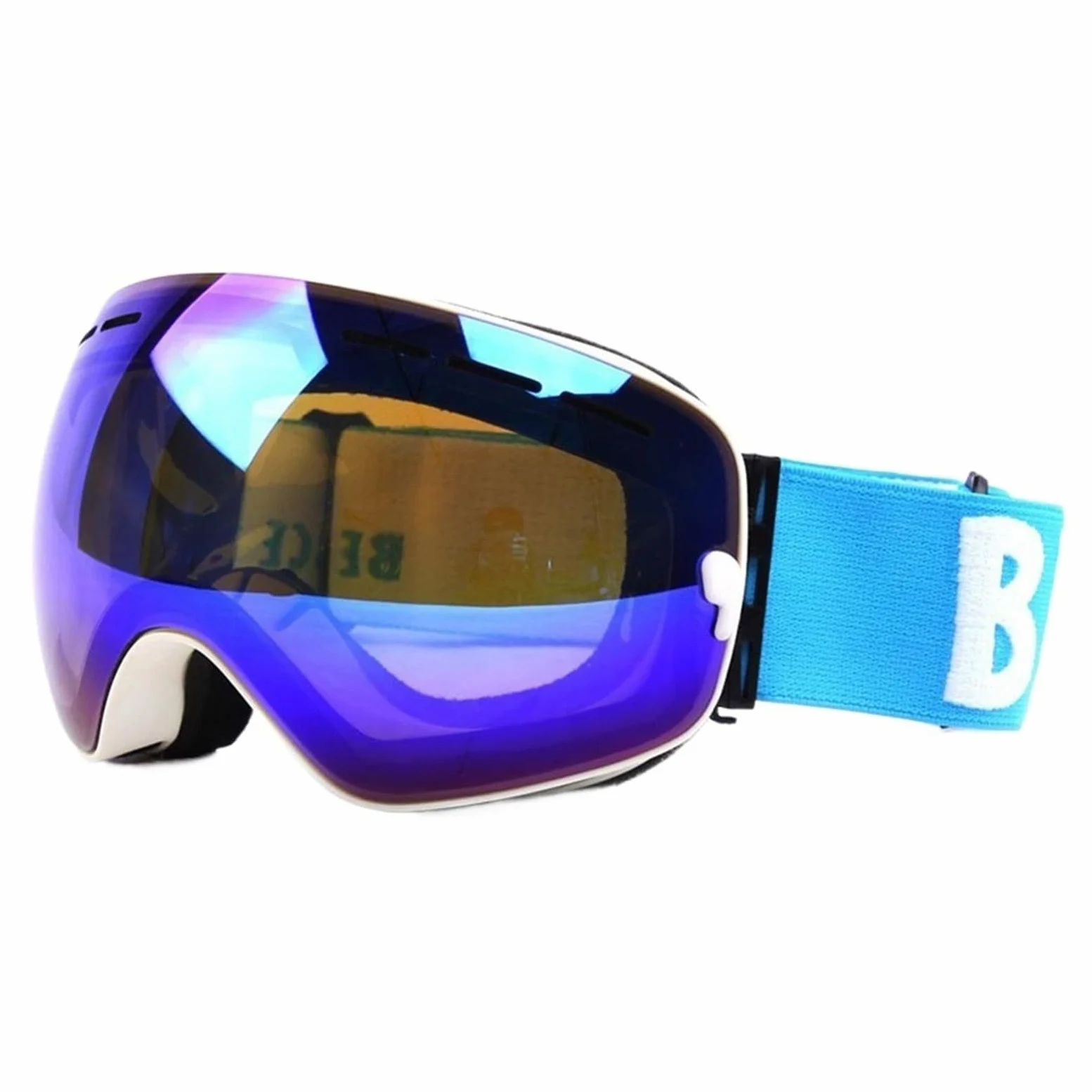 Occhiali da Sci Occhiali da Sci Doppi Strati UV400 Occhiali da Sci sferici a Specchio Occhiali da Sci Uomo Donna Occhiali da Neve 3100+Set Custodia Lenti Occhiali da Esterno