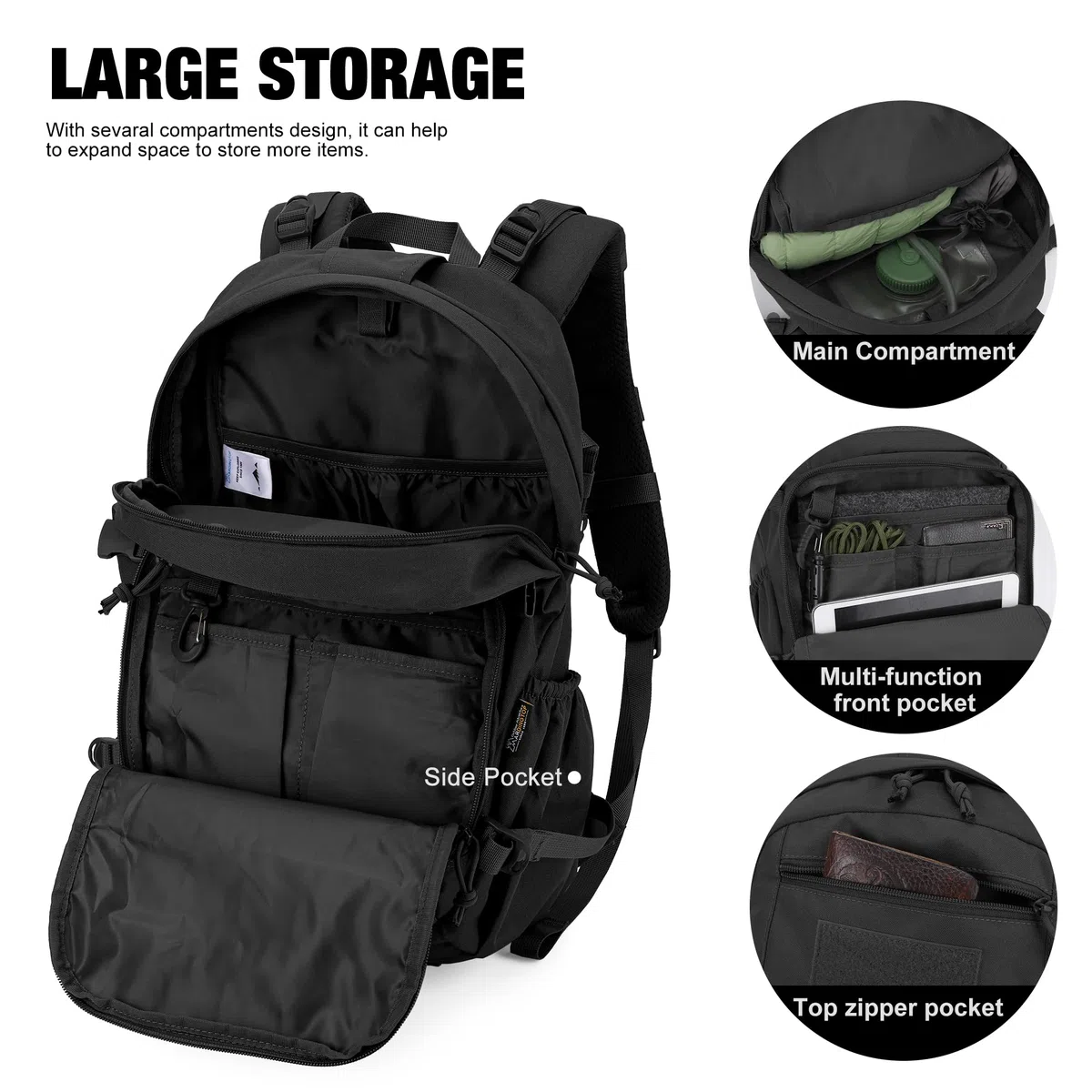 Mardingtop Zaino Bici Zaino Ciclismo Zaino Bicicletta Mountain Bike Zaino Biking Daypack Borsa Sportiva Zaino da Equitazione Zaino Molle Regalo per Il Fitness Running Biking