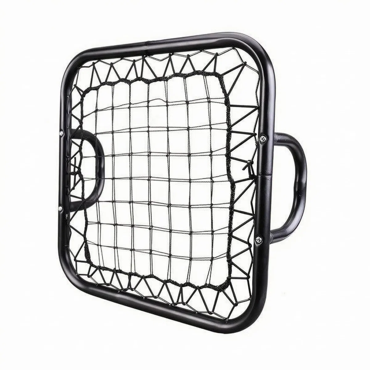 Rebounder Portatile con Maniglie Rebounder Quadrato 50x50 Costruzione Robusta Attrezzatura Sportiva per Allenatori, Allenamento di Calcio