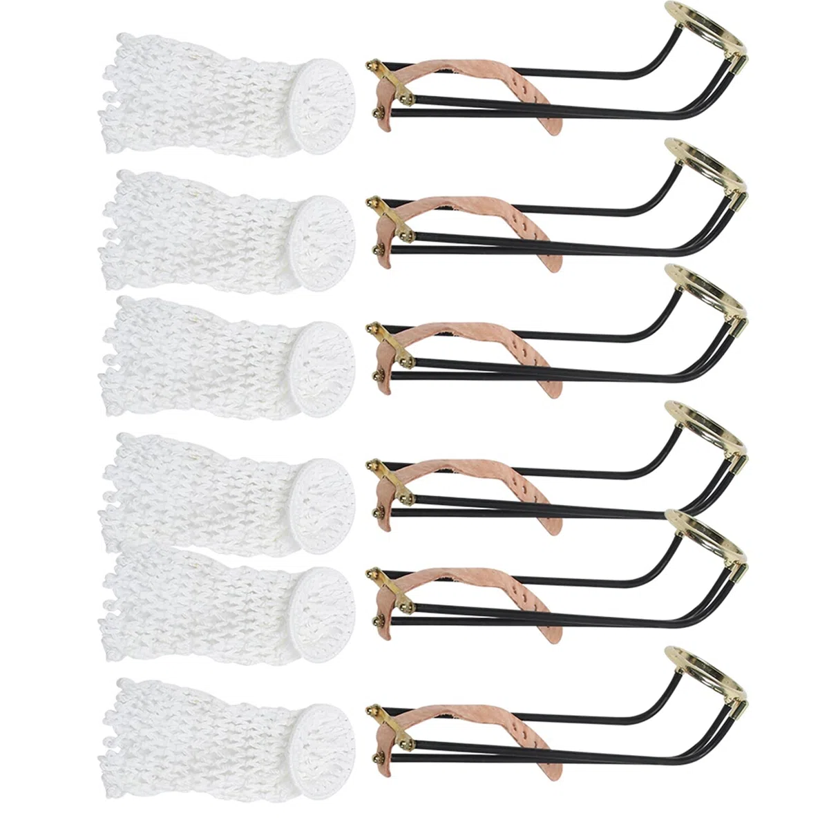 Binario da tavolo da biliardo, confezione da 6 binari tascabili da tavolo da biliardo binario scorrevole con tasche in rete accessori da tavolo da biliardo da biliardo