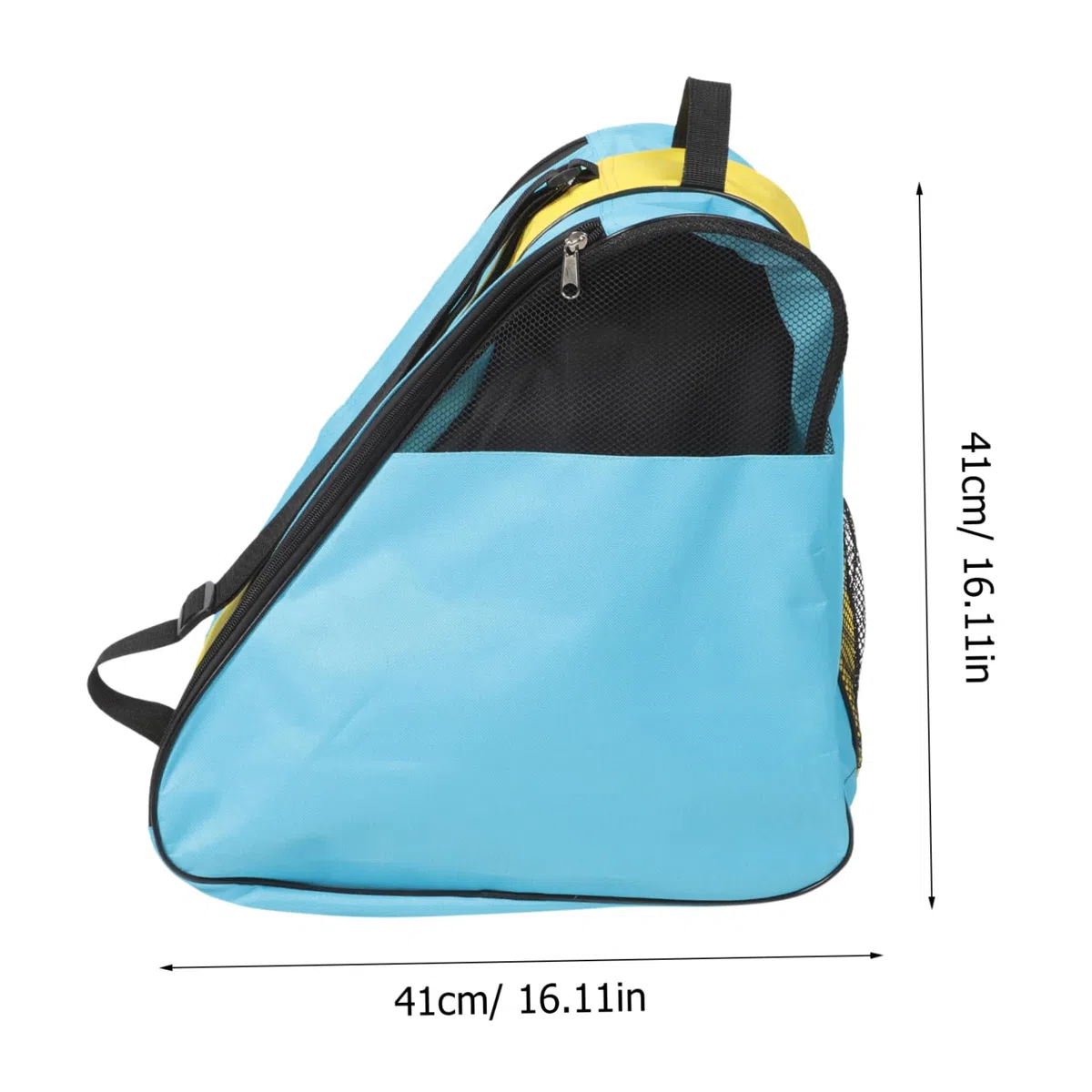 UKCOCO Borsa Porta Pattini Rotelle in Nylon con Cerniera, Zaino per Scarpe da Pattinaggio, Resistente e Pratica, per Trasporto e Protezione Quotidiana