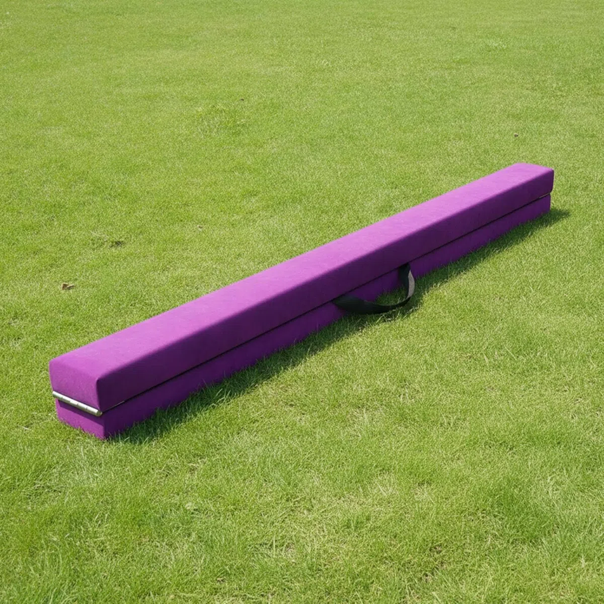 TISHITA Trave di Equilibrio Bambini Trave Ginnastica Pieghevole Attrezzo Allenamento Imbottito Richiudibile Portatile con Cinghia Adatta per Giochi Educativi