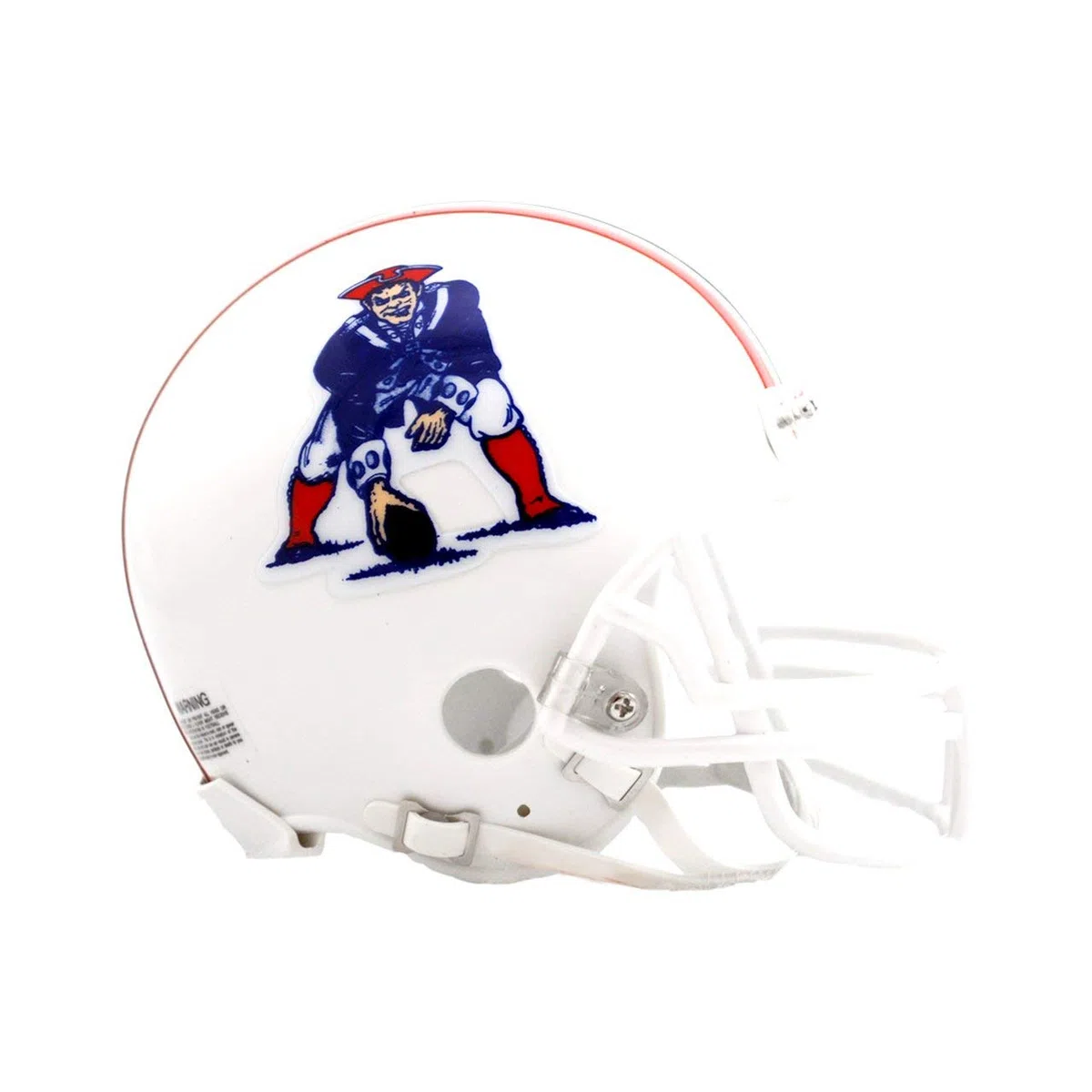 NFL Riddell New England Patriots 1982-1989 Retro Mini Helmet - White by Riddell