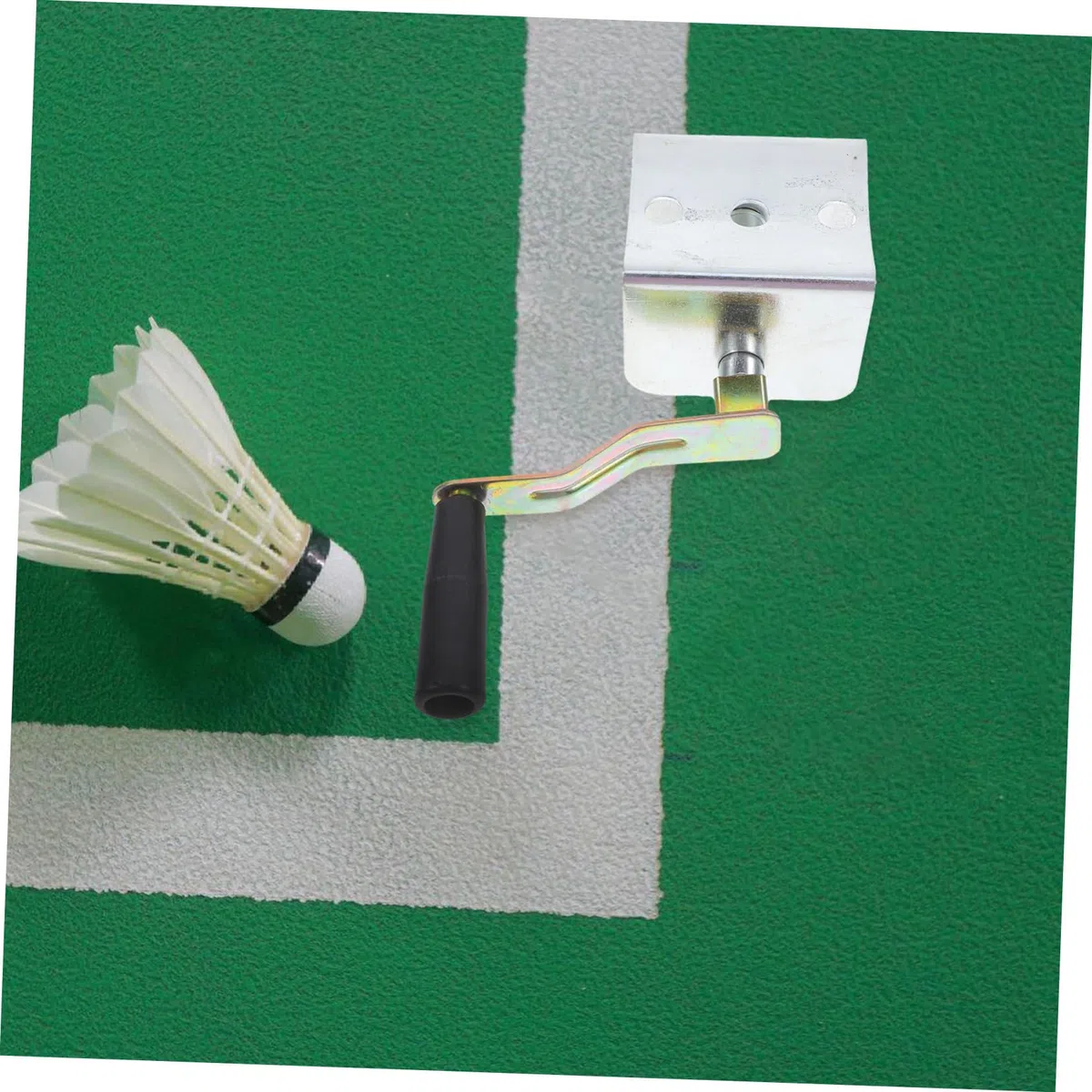 Cabilock Tenditore per Corde in Ferro Argento per Pali da Pallavolo e Badminton Facile Regolazione, Accessorio per Attrezzatura da Palestra Domestica in Comunità e Palestra