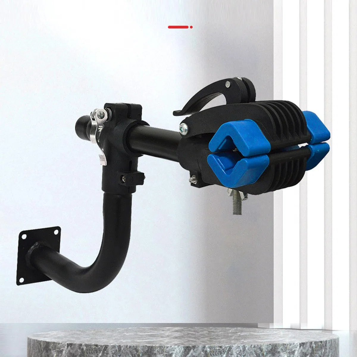 Cavalletto per riparazione bici, morsetto riparazione biciclette montaggio a parete Supporto rack di manutenzione biciclette domestico regolabile carichi pesanti garage o mountain