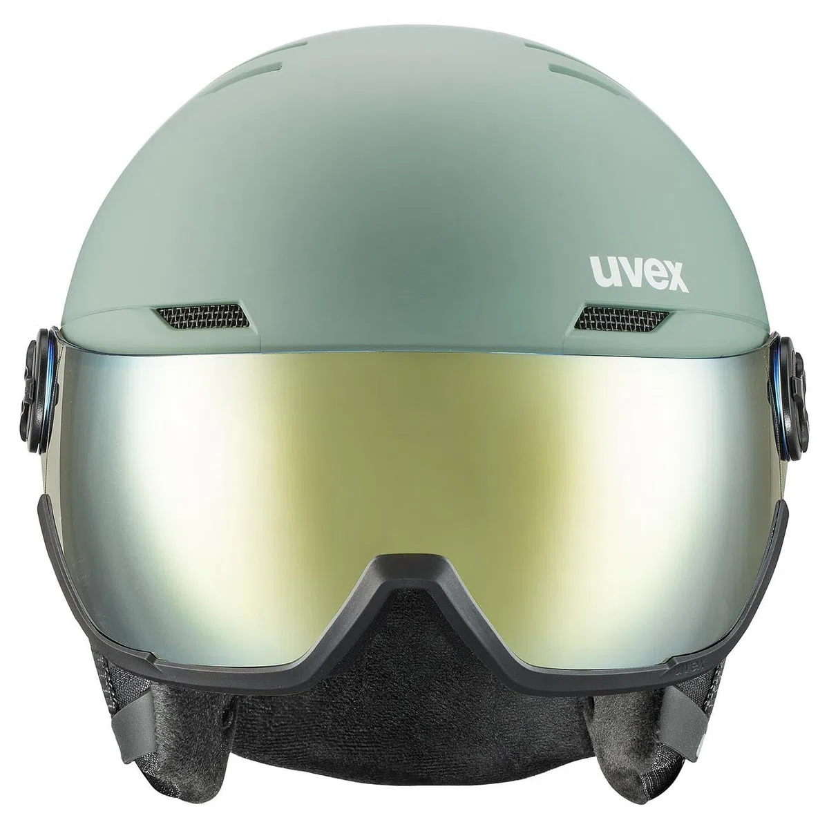 uvex wanted visor, casco da sci Unisex adulto, oxid green matt, 58-61 cm
