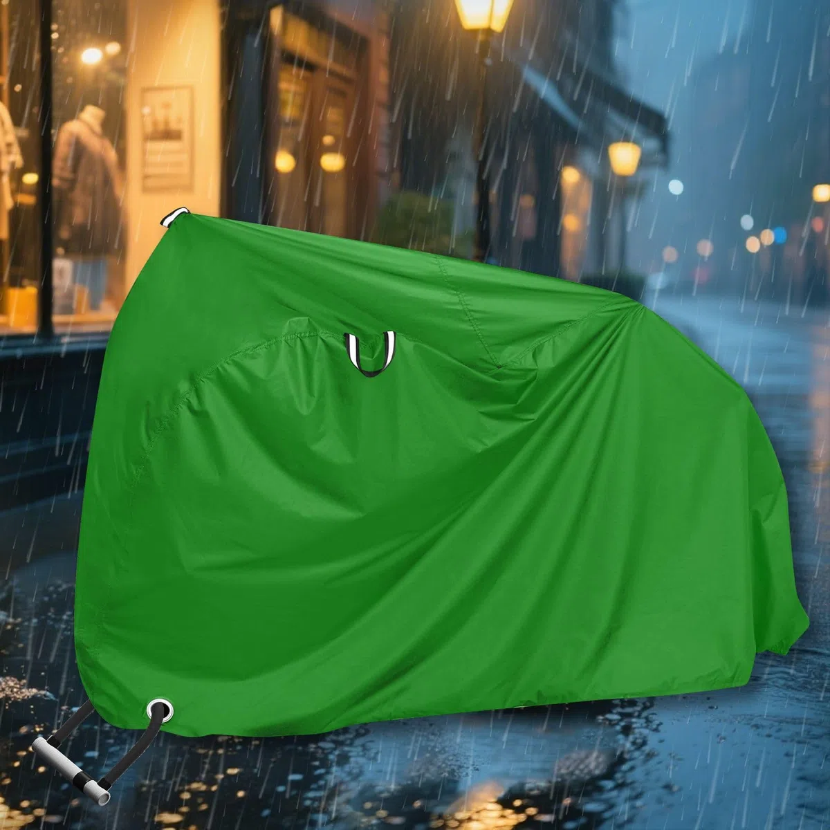 Copertura per bici da esterno verde resistente ai raggi UV per bici da strada accessori per bici