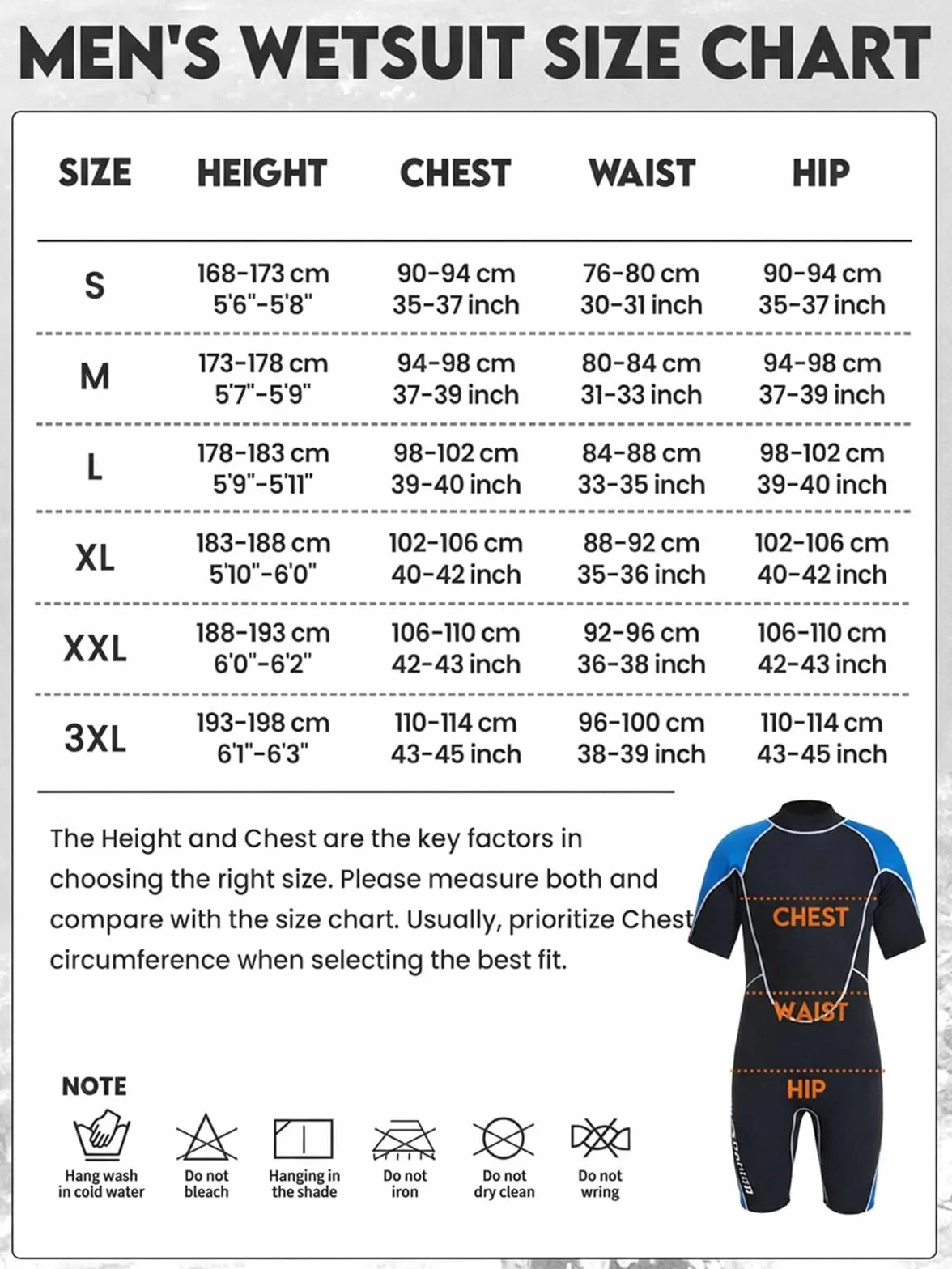 Owntop Shorty - Muta corta in neoprene, 1,5 mm, per immersioni, surf, a maniche corte, in neoprene, per sport acquatici