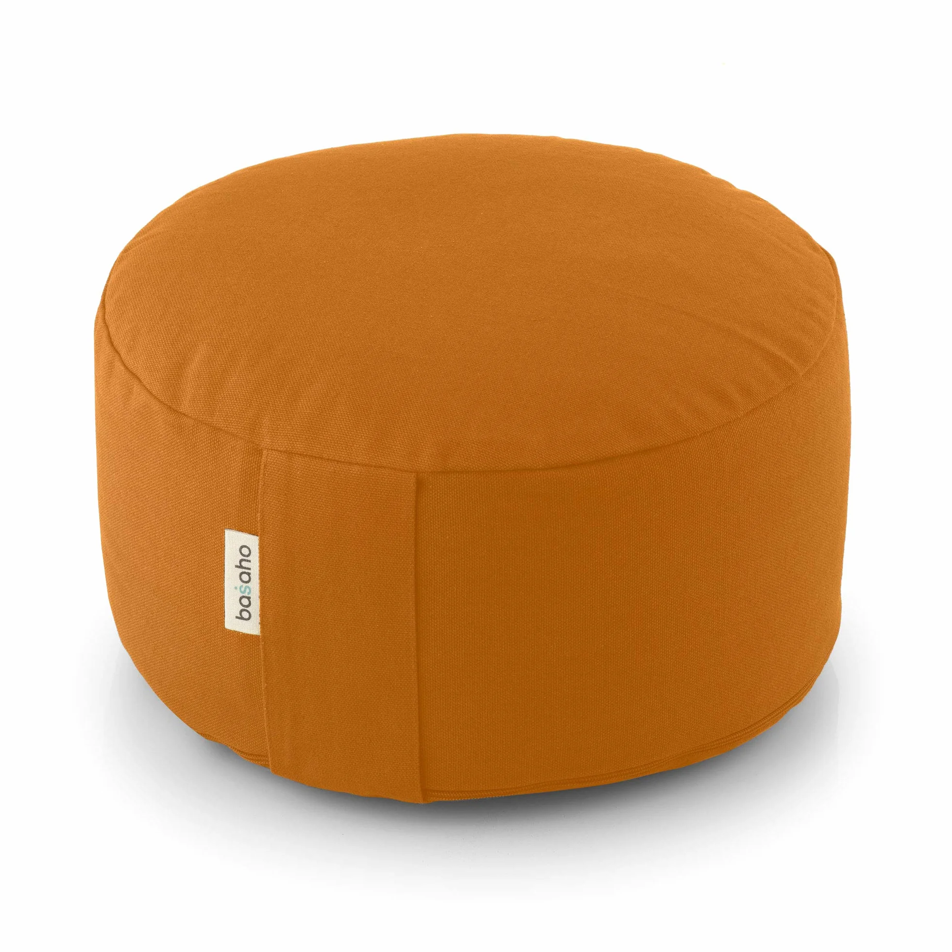 basaho WHEEL Zafu Cuscino da Meditazione | Cotone Organico | Gusci di Grano Saraceno | Rivestimento Lavabile Rimovibile