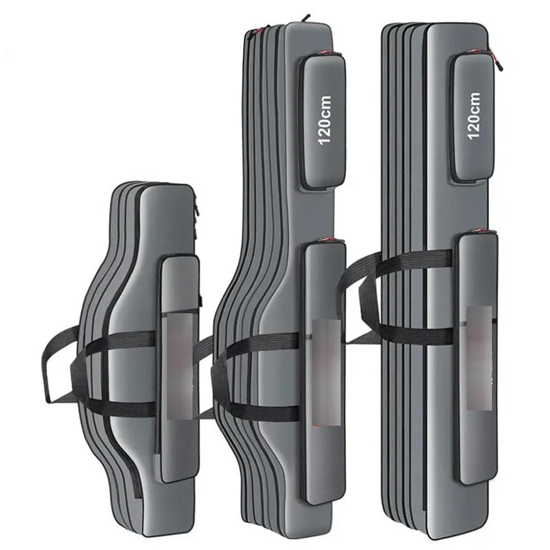 Suwequest Borsa multifunzionale per canna da pesca a ventre impermeabile 2 3 strati 70 CM 130 CM borsa per attrezzi da pesca borsa per attrezzatura da pesca, 2 strati 100 cm 650