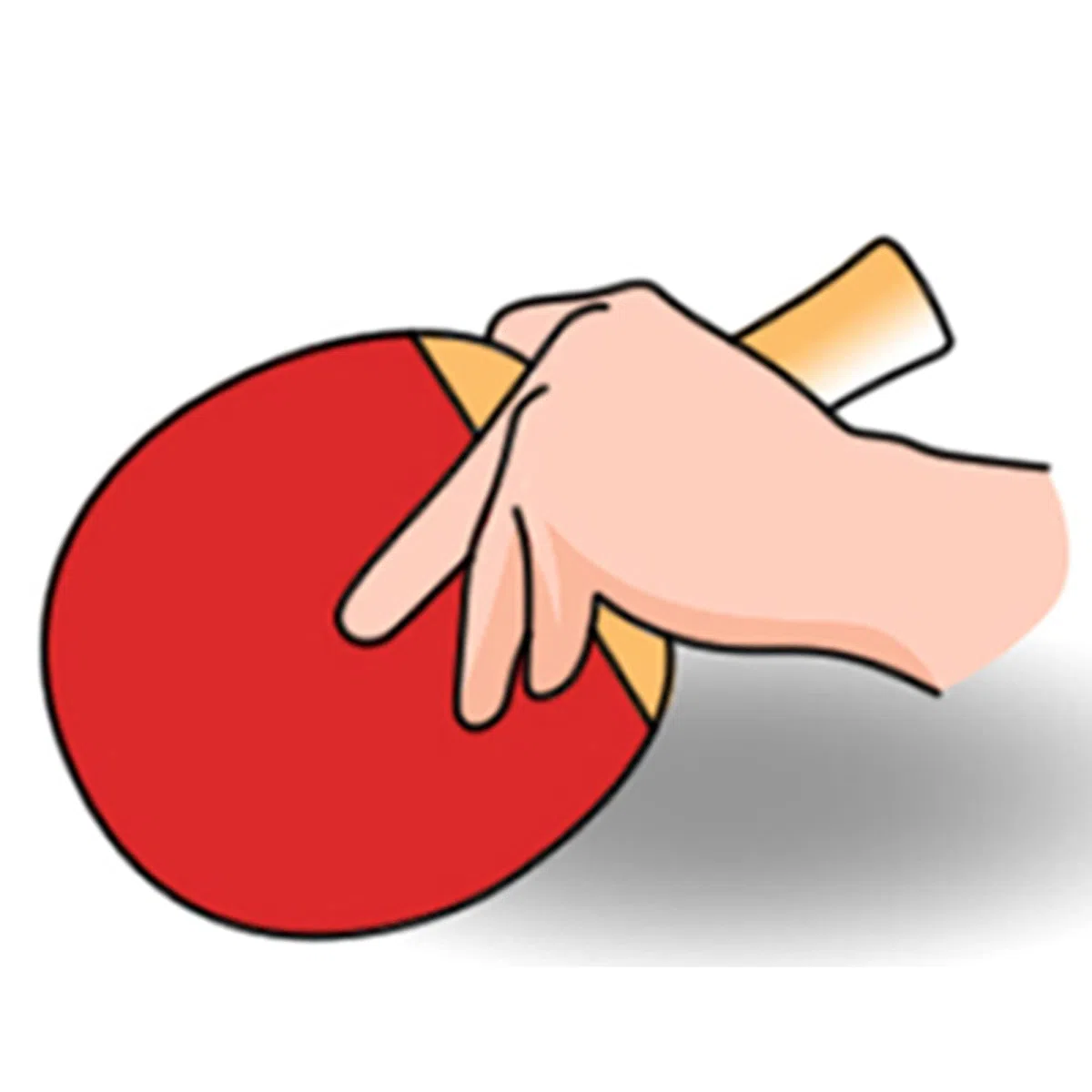 Racchetta da Ping Pong Professionale, Racchetta(Short Handle)
