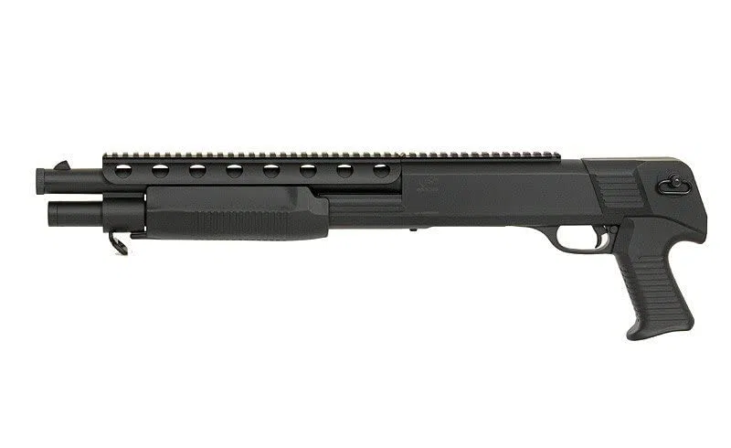 2EAGLE Fucile a Pompa Softair - M309 a Molla/plastica ad Alta Resistenza/Ricarica Manuale (0,5 Joule)