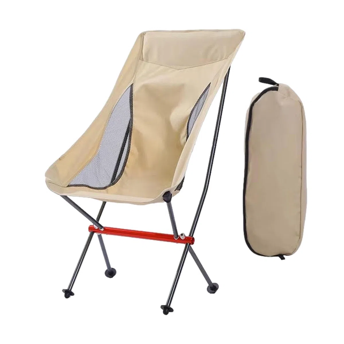 Sedia da Campeggio Portatile Sedia Pieghevole E Portatile | Seggiolino Compatto da Trekking per Campeggio Trekking Spiaggia Pesca Picnic Giardino Terrazzo