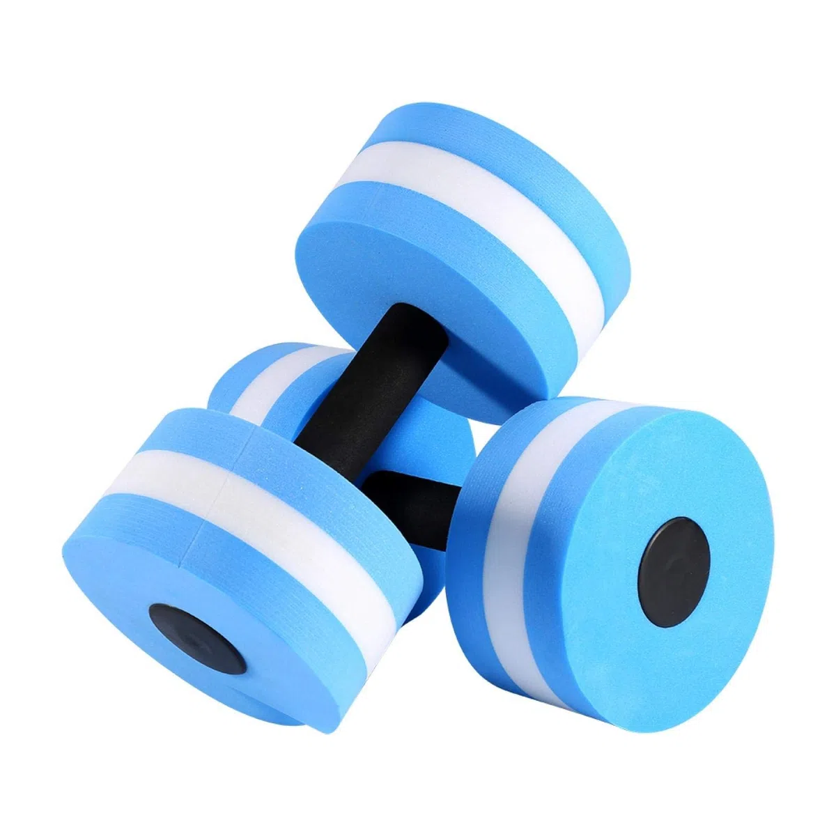 Manubri d'Acqua 2 Pezzi 10,6 x 5,9 '' Eva Aerobics Dumbbell Bilanciere Acquatico Aqua Fitness per Piscina Esercizio