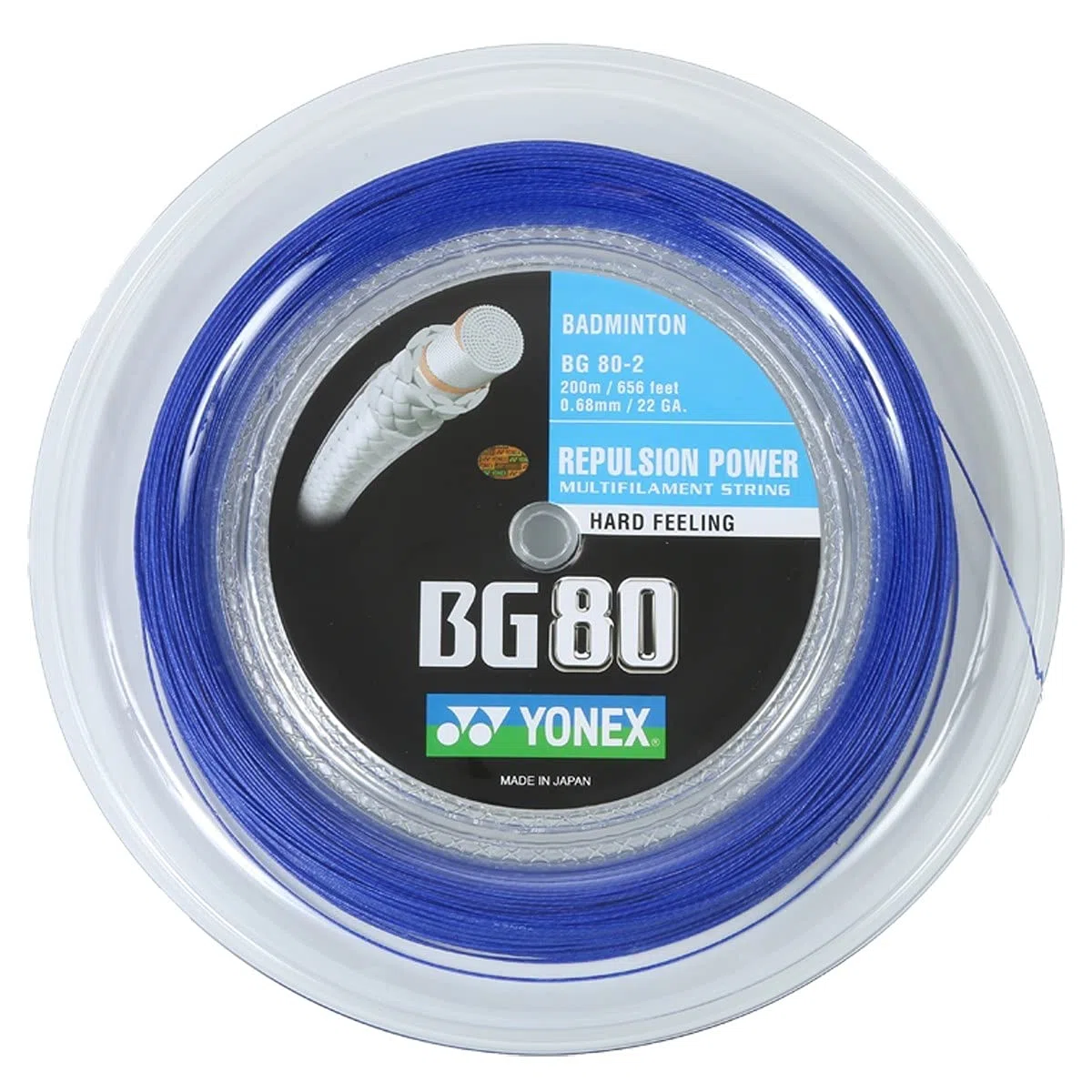 YONEX BG 80 Blu Royal Badminton da 200 M