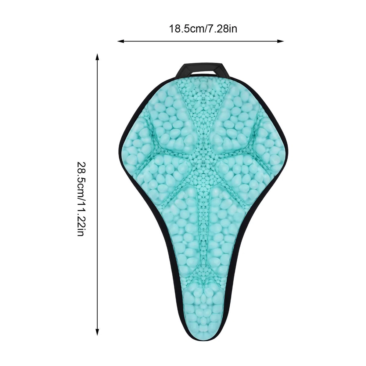 Cuscino per sellino della bicicletta, ammortizzante, morbido, imbottito, per ciclismo, mountain bike, esercizi su strada, pendolarismo all'aperto
