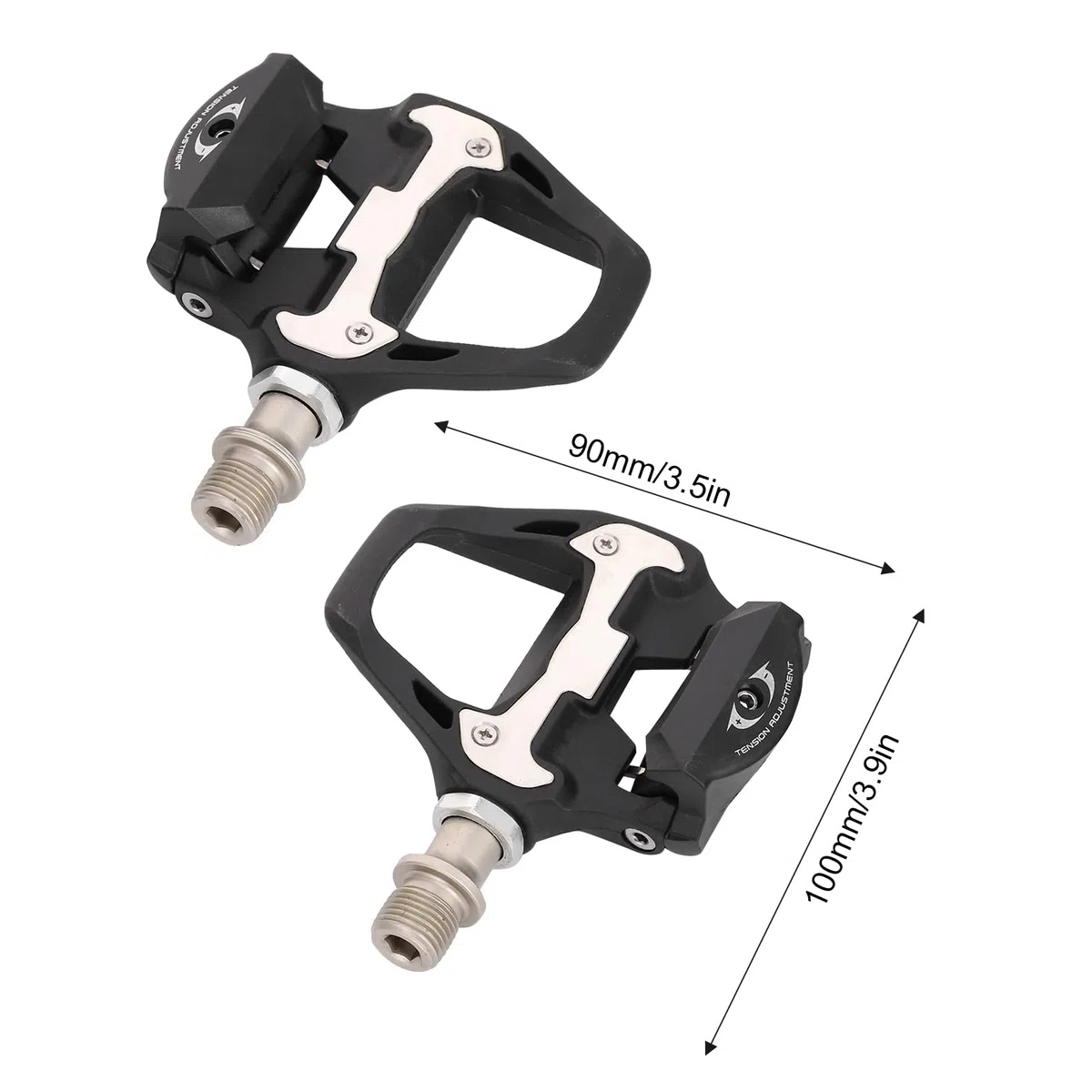Pedali MTB SPD, Pedali per Bicicletta SPD da 9/16" con Tacchetti per MTB, Bicicletta da Strada