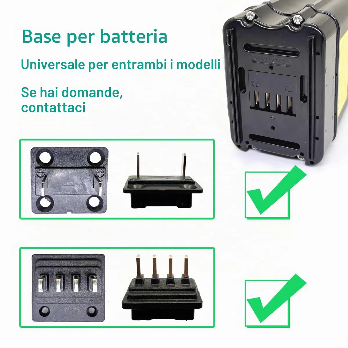 Batteria per Bici Elettrica 36V/48V 15.6Ah/18Ah/21Ah con Caricabatteria,per motore da 250W 500W 1000W 1200W, per MiFa Rex Prophete Aldi/Phylion/XH370-10J Bike e altre bici (48V 15.6Ah)