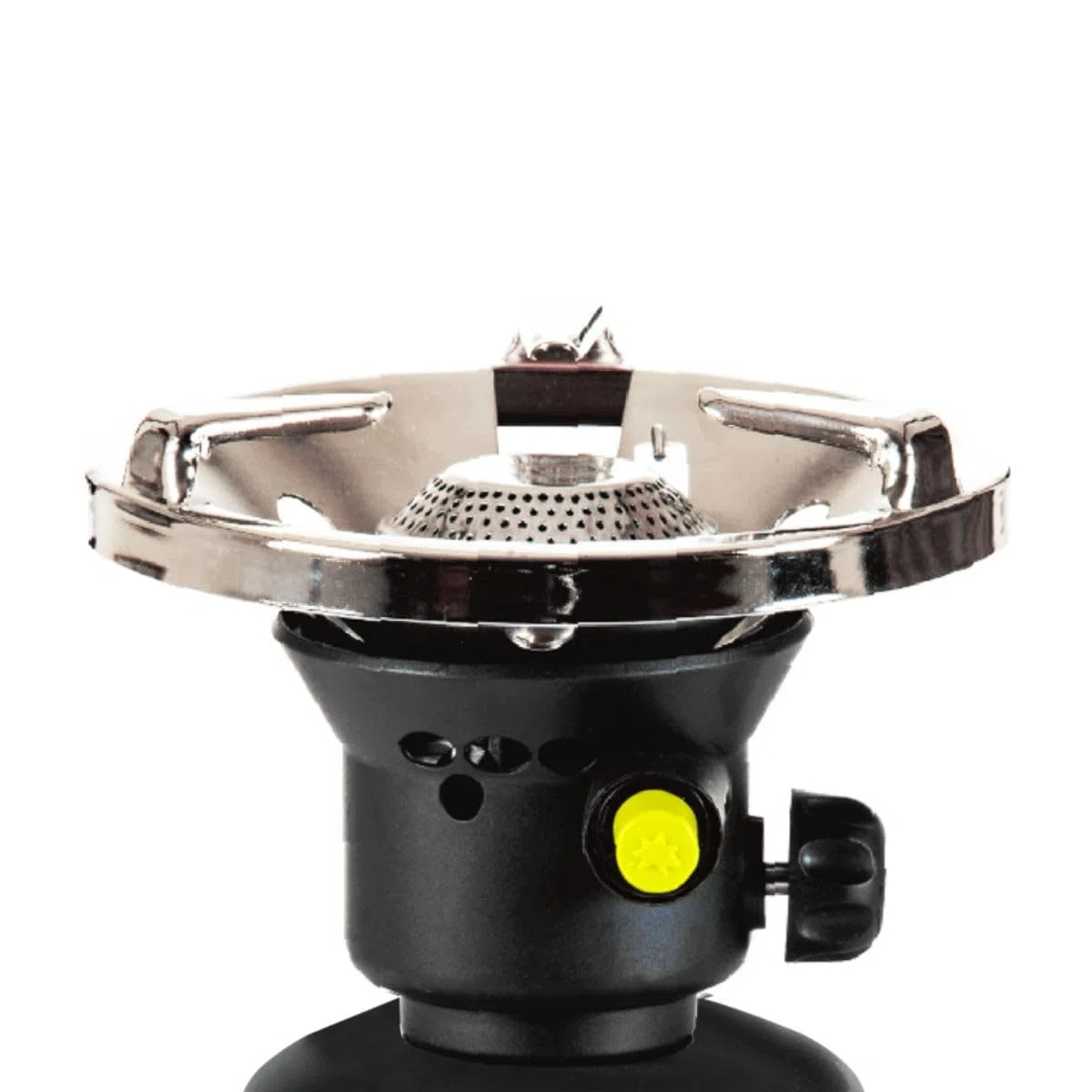 PROWELTEK - Fornello a gas piezo 1300W Scafo Acciaio Fornello a gas Campeggio per cartuccia gas 190g COOK60P