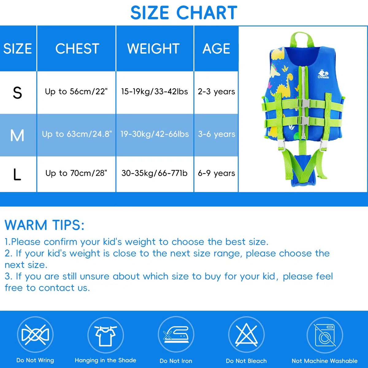 Gilet Galleggiante per Bambino, Giubbotto da Nuoto in Neoprene per Bambini Giubbotto di nuoto per bambini e bambine, con cinghie di sicurezza regolabili, età 2-9