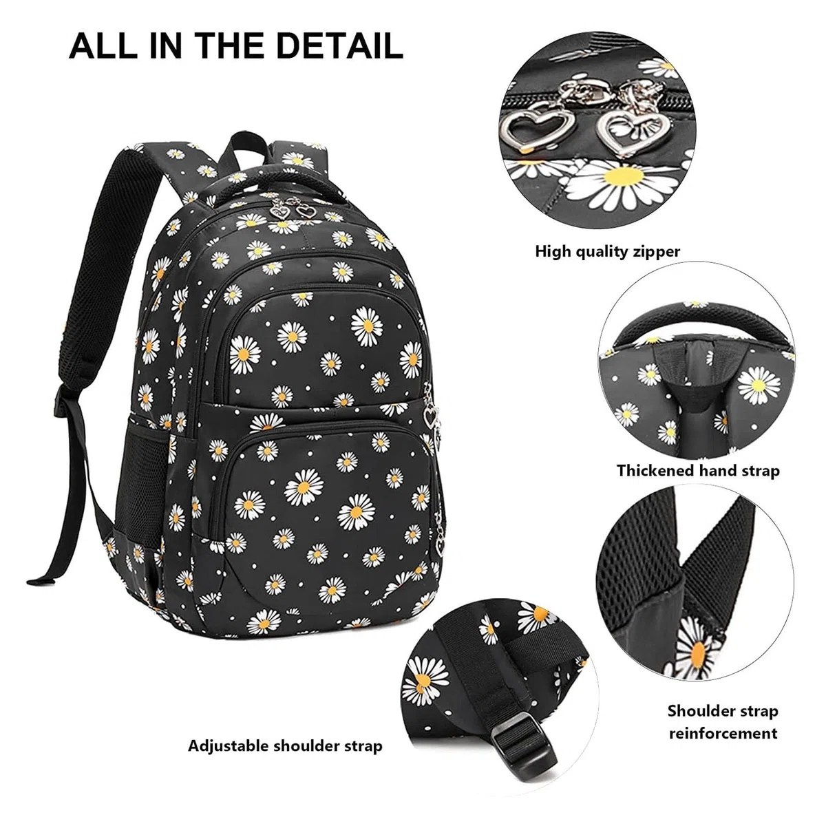 Zaini da nuoto per nuotatori zaino con stampa per bambini con astuccio per il pranzo 3 borse leggere per libri per scuola media per bambini unisex