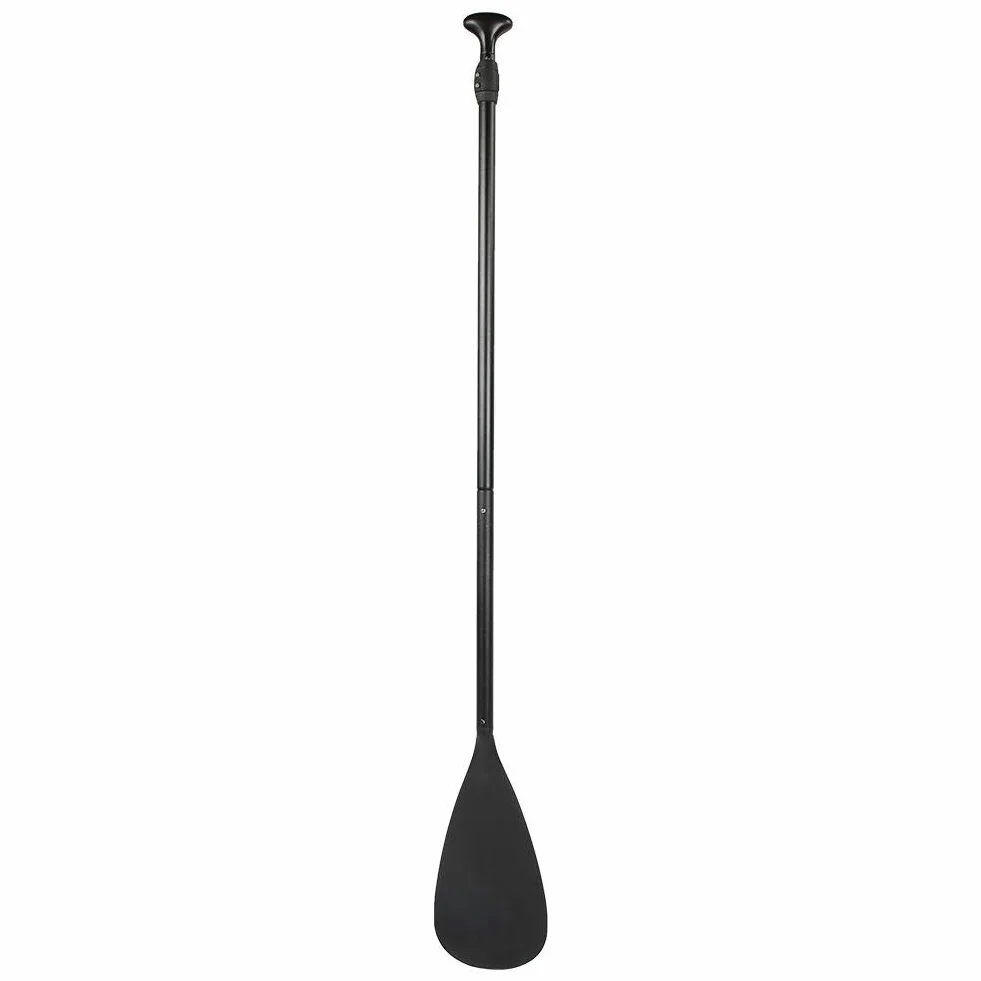 Tbest Pagaia telescopica per pagaia in Alluminio Removibile Pagaia Removibile Stand up Paddle per Kayak da Surf, Nero