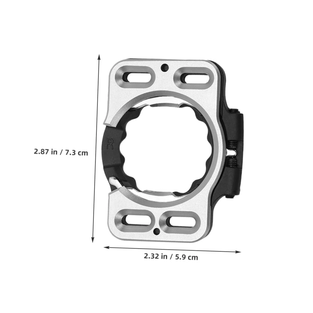 Copri Tacchette Bici da Ciclismo 2 Pezzi in Acciaio Inox | Pedale e Scarpe da Ciclismo, Sostituzione Rapida, Accessori per Strada e Montagna