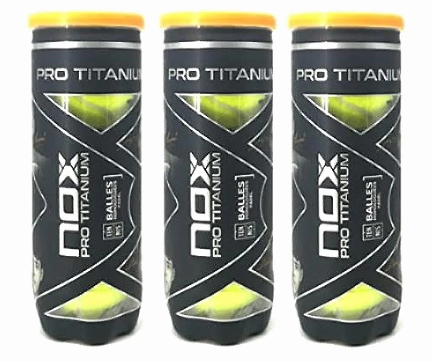 AND TREND Palline Padel NOX Pro Titanium 9 Balls 3x3