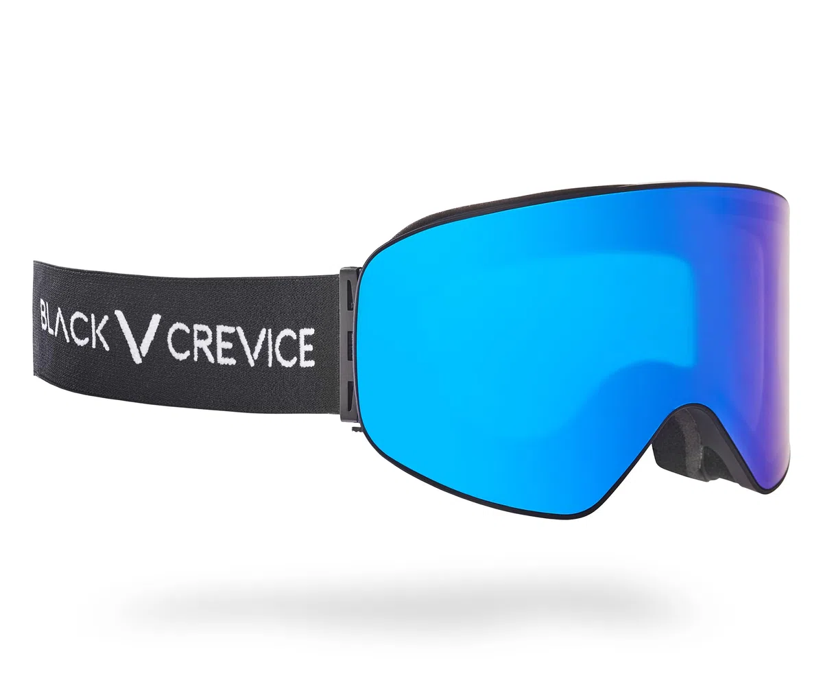 Black Crevice Occhiali da Sci con Lenti Cilindriche Occhiali da Sci Unisex Adulto