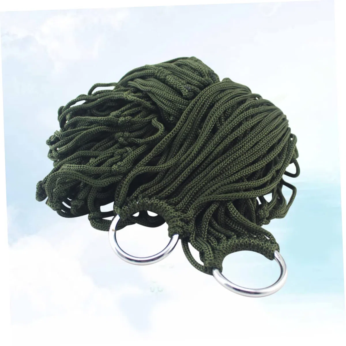 BESPORTBLE 4pezzi Hammock Portatile Nylon Resistente Letto Sospeso per attività Outdoor per Campeggio Escursionismo e Relax Giardino