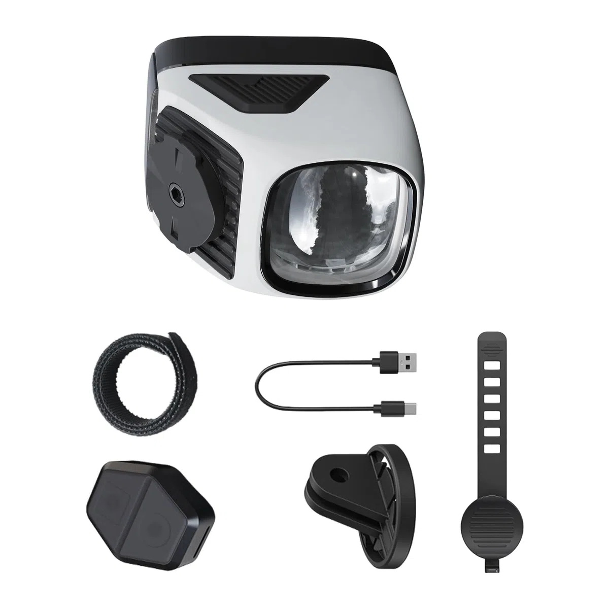 Luce anteriore per bici da strada Potente faro per biciclette Lampada da ciclismo impermeabile Lampada da ciclismo ad alta luminosità Strumento per esterni Potente faro per biciclette