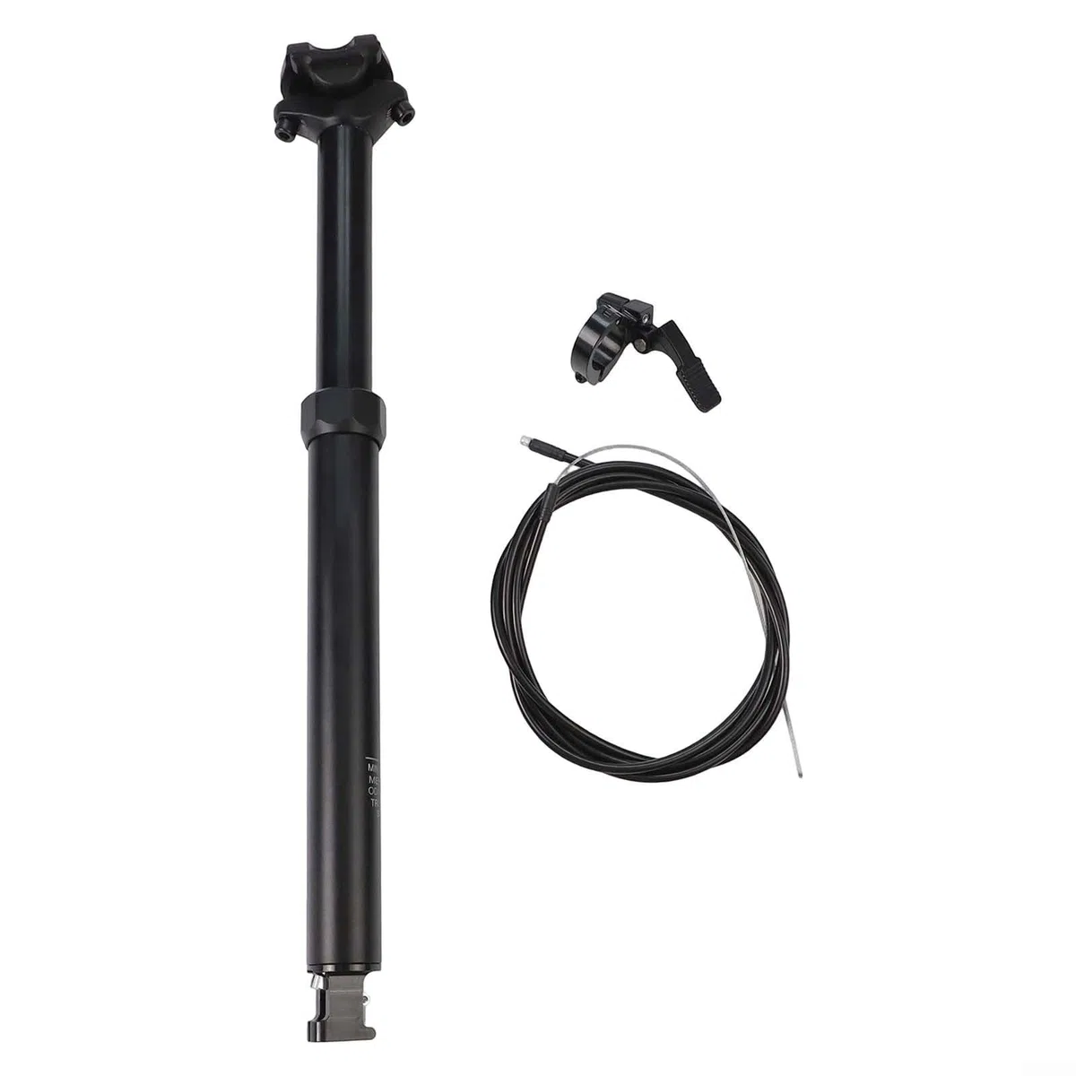 Reggisella regolabile per mountain bike, telescopico, 30,9 mm, in lega di alluminio, con passaggio cavi interni