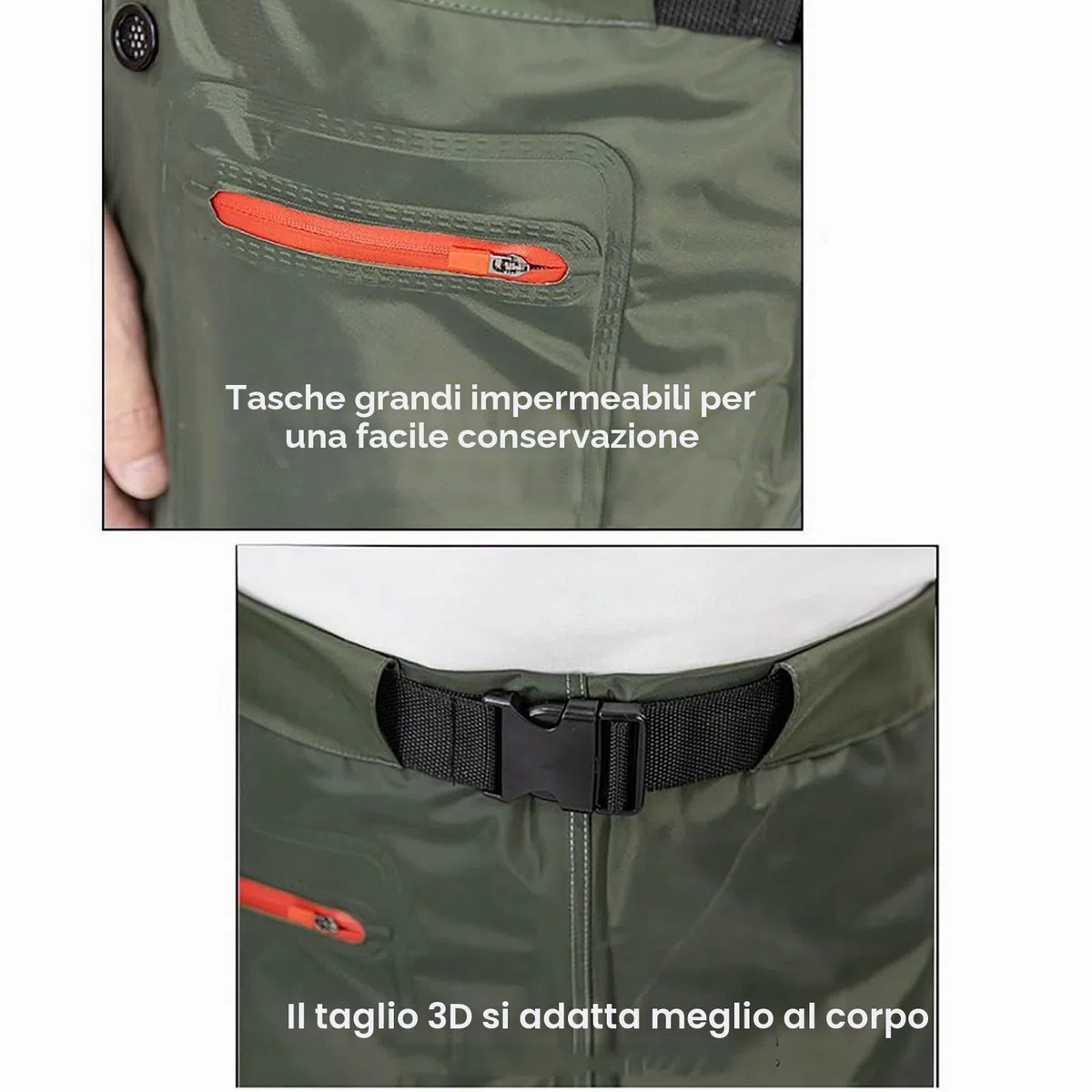 Pantaloni Da Pescatore In Vita, Waders Pesca, Stivali Da Pesca Impermeabili All'Aperto Con Stivali, Scarpe Da Pesca Per Uomo E Donna, Per Pesca A Mosca, Caccia Alle Anatre, Kayak,B-47