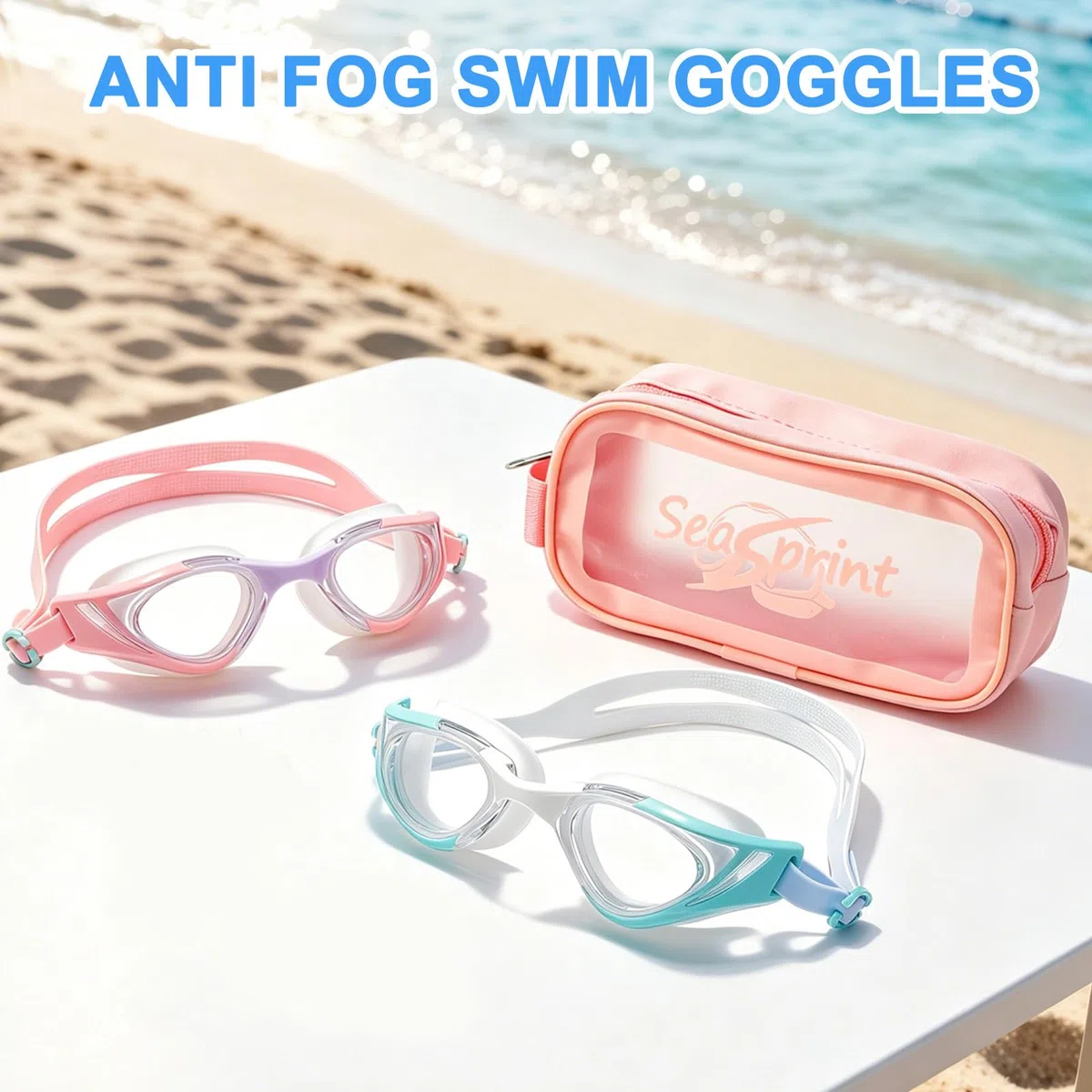 Occhialini da nuoto, visione super chiara, occhialini da nuoto per adulti, adatti per tutti i tipi di programmi di nuoto