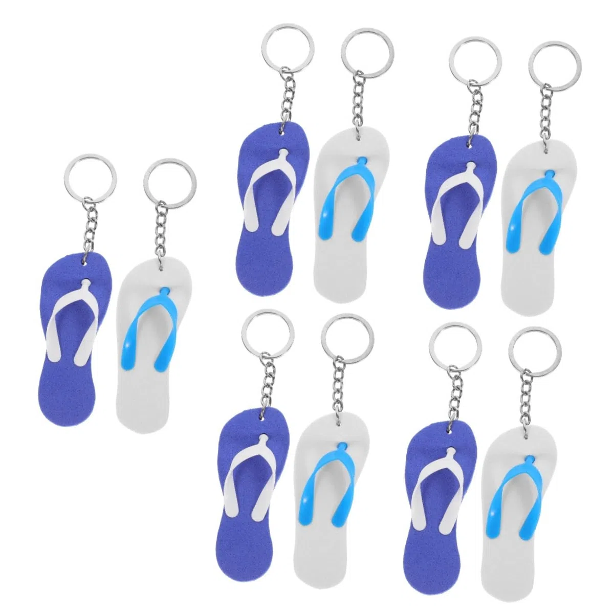 SUPVOX Portachiavi Infradito Estive Con Design Per Decorazione E Organizzazione Chiavi Per Estivi E Regali Decorativi