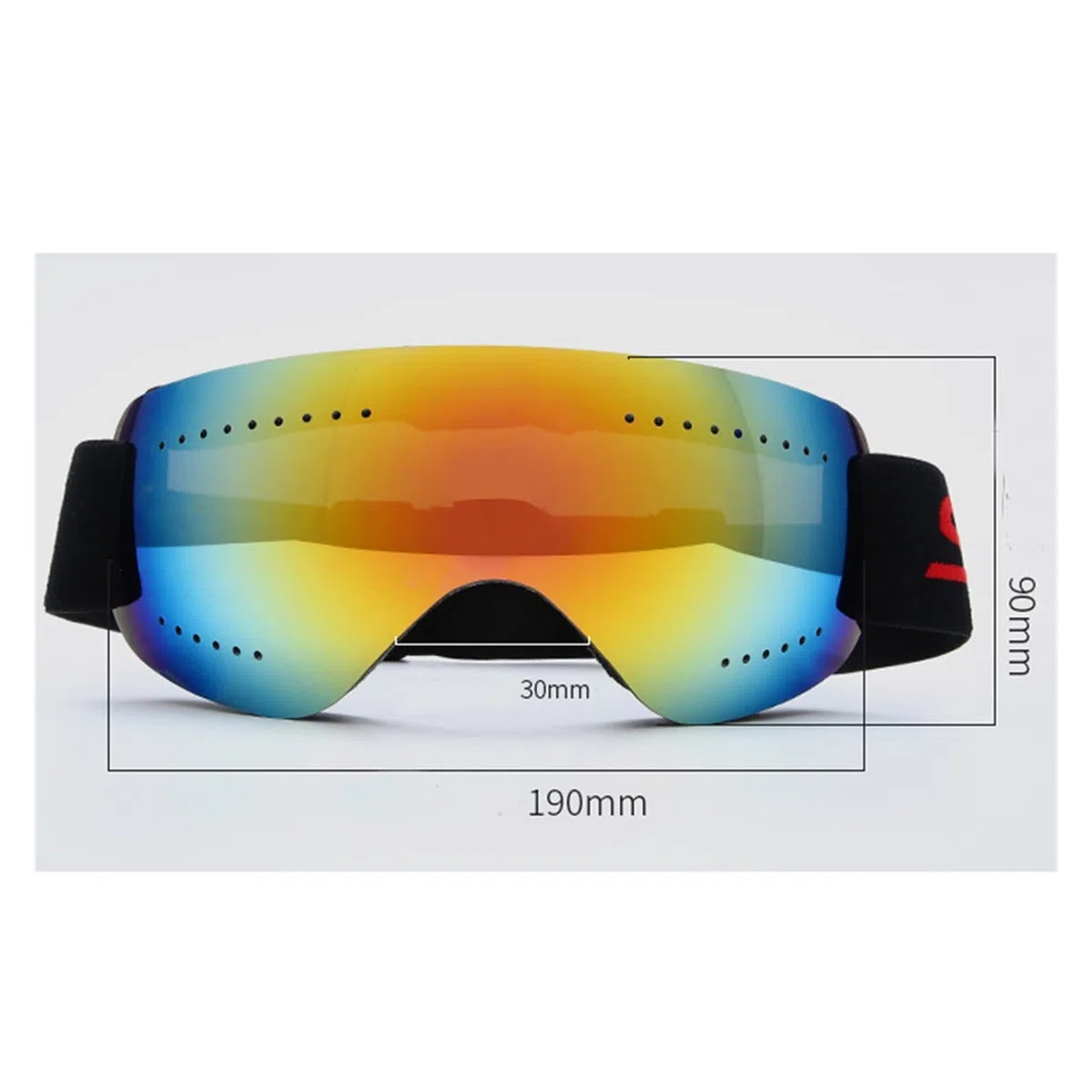 Occhiali da Sci Adatti per Occhiali da Snowboard, Protezione da Snowboard, Skate, Sci, Occhiali da Vista, Occhiali da Sole, Antivento, per Ciclismo, Sport Invernali, Occhiali da Sci