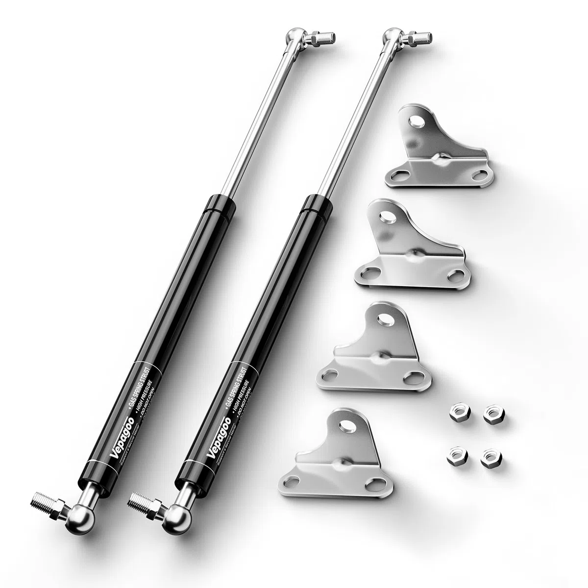 Molla ammortizzatore a gas da 38,1 cm 20,4 kg/200 N per cassetta degli attrezzi per armadietti esterni, coperture per letti per barche, coperchi per porte e altri progetti personalizzati, un set di 2