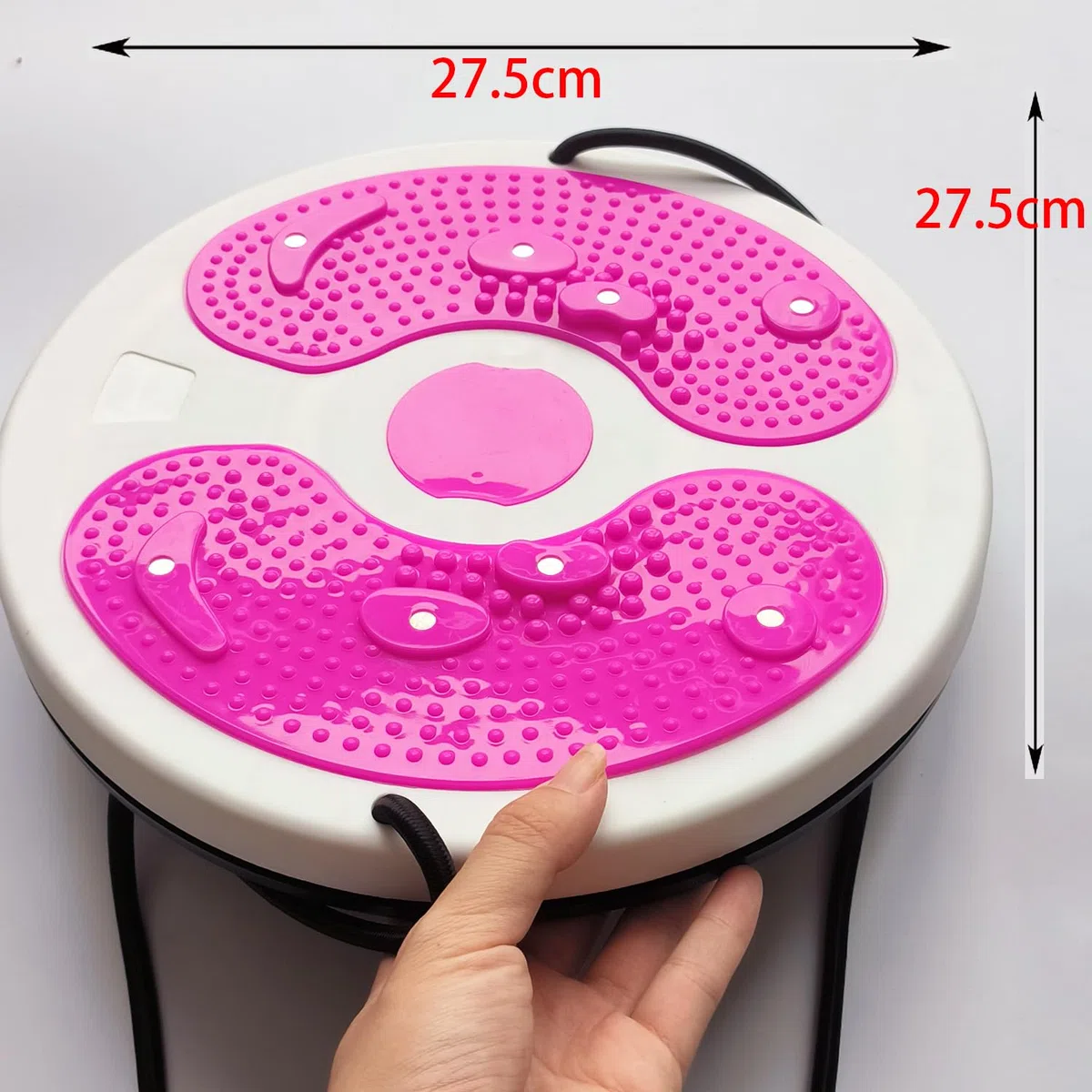 Esercizio Vita Torsione Disco - Rosa 1pc Twister Board Corpo Caviglia Aerobico Piede Fitness Magnete Balance Tavola Wist Board Risparmio Di Spazio E Facile Da Usare Massaggio