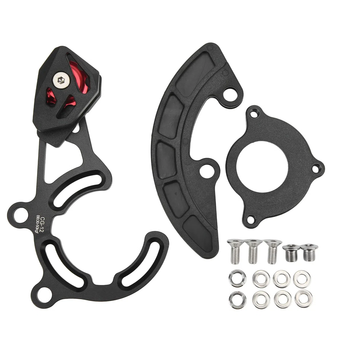 Guidacatena per Bici, Protezione Catena per Bici in Lega di Alluminio e Nylon, Catcher Guida Catena Leggero, Paracatena di Ricambio per Bici per Ciclismo