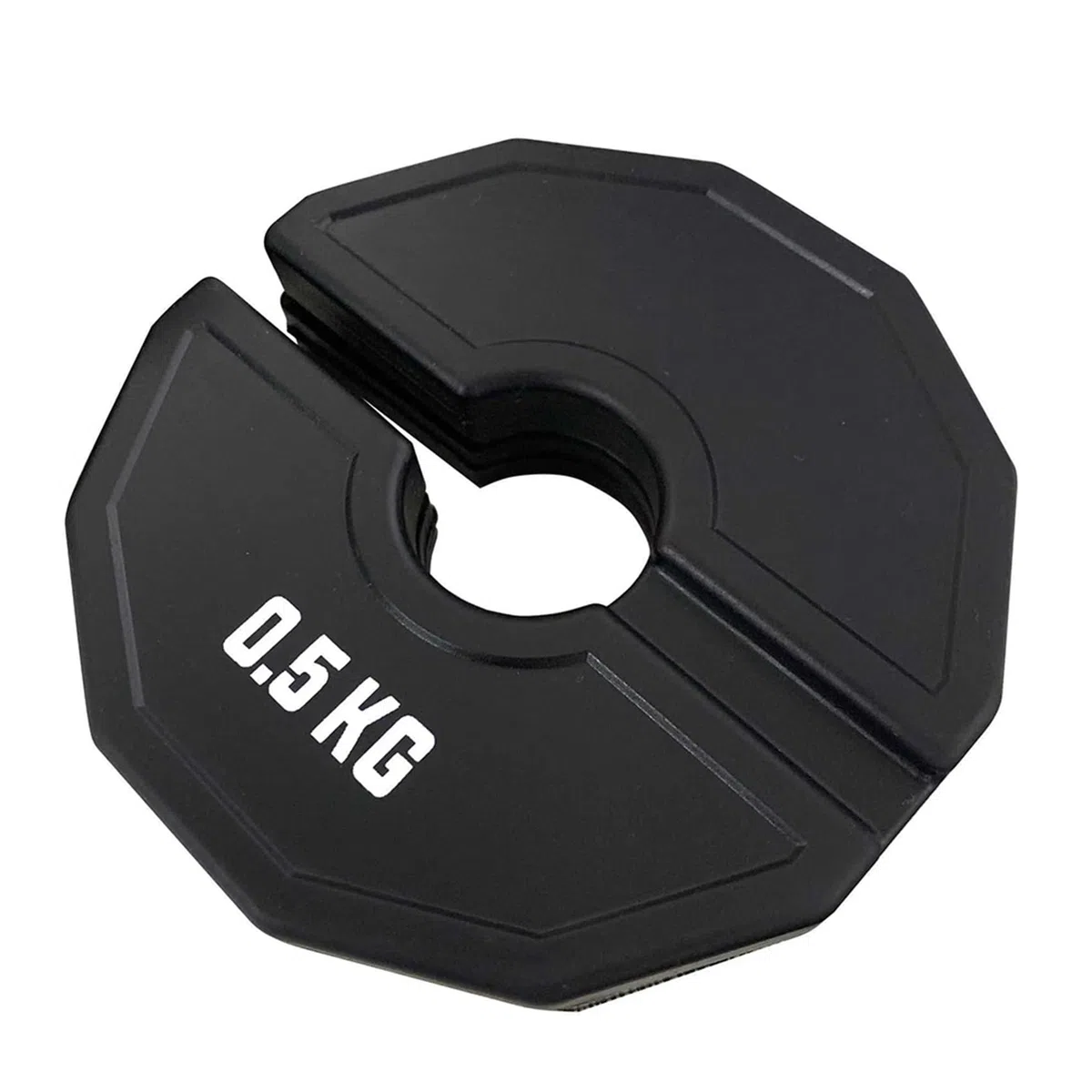 4X Gym Micro-Plates Dumbbell Fractional Weight Plate Rubber Fractional Weight Plates ADD-On Change Nero 0,5 kg